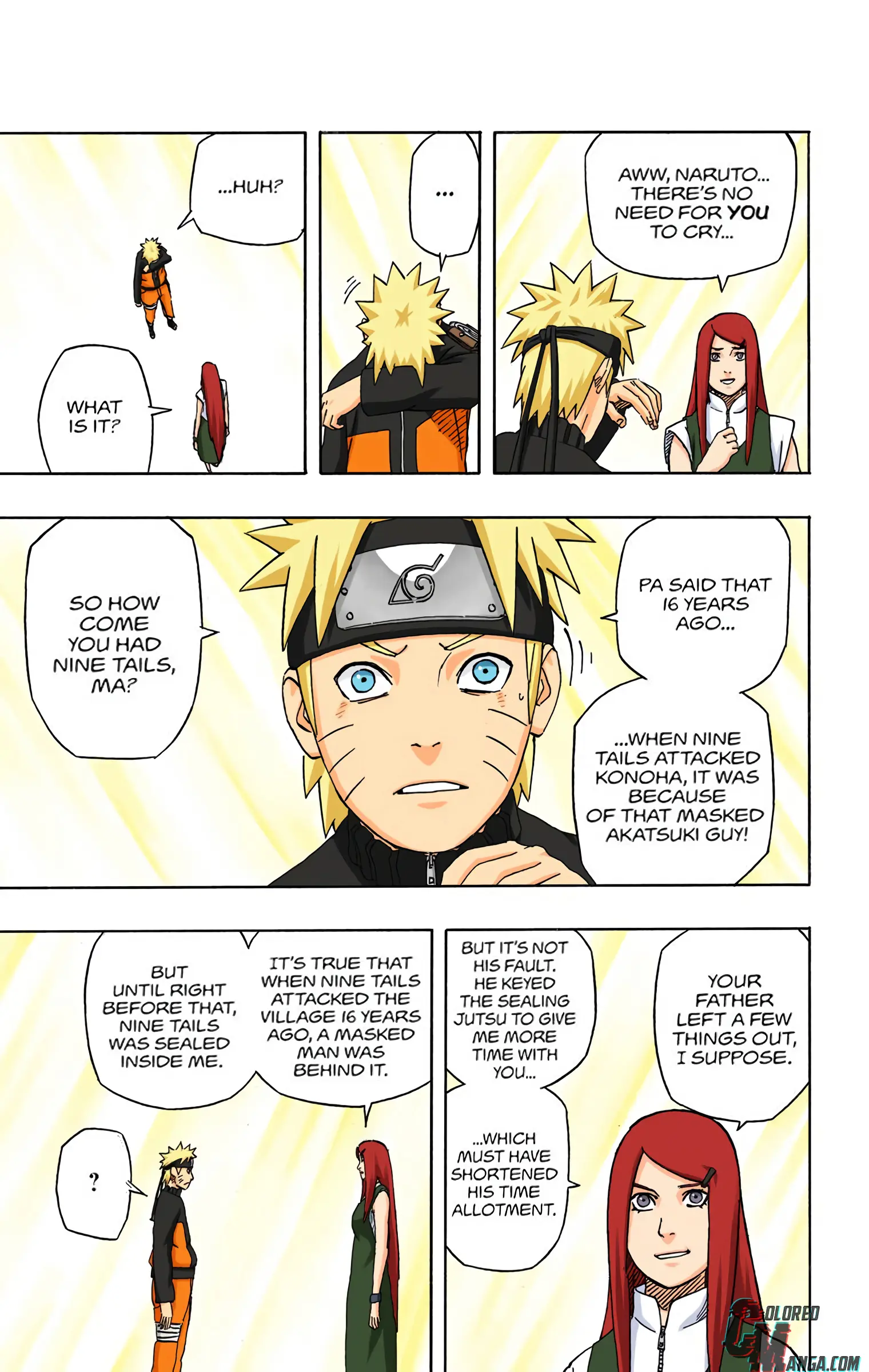 Naruto Colored Manga Online, chapter 500, page 7