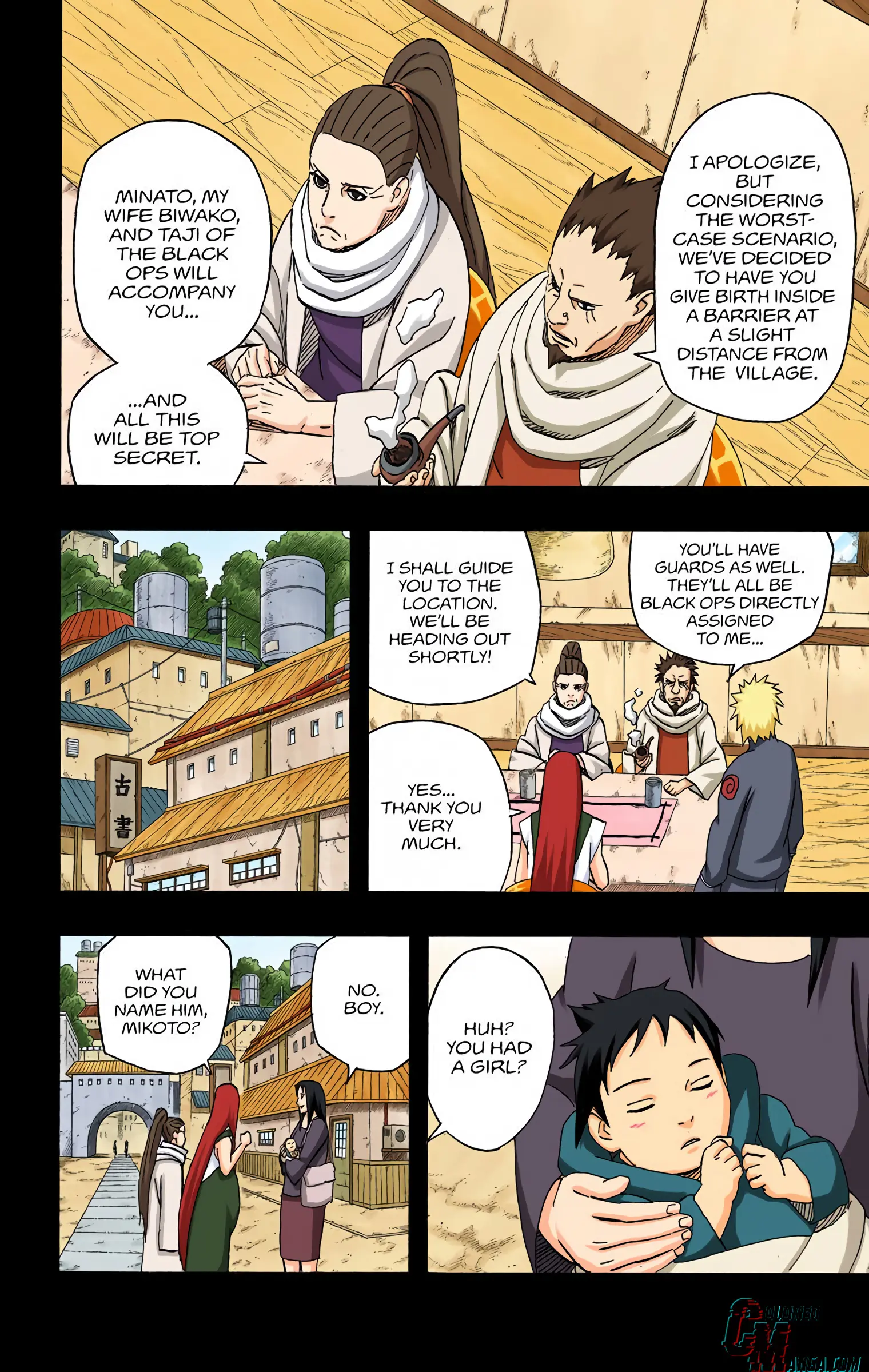 Naruto Colored Manga Online, chapter 500, page 10