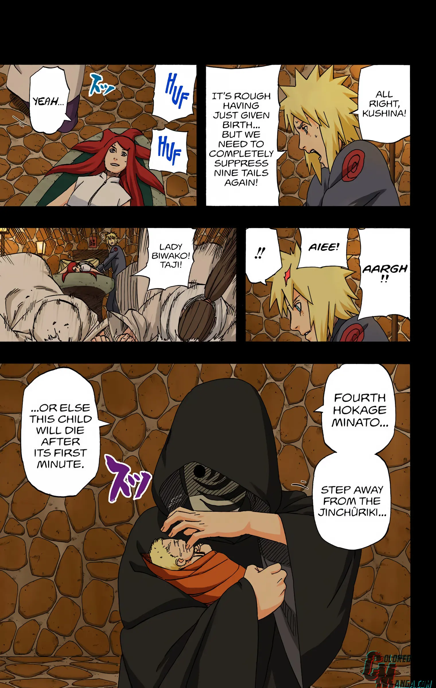Naruto Colored Manga Online, chapter 500, page 17