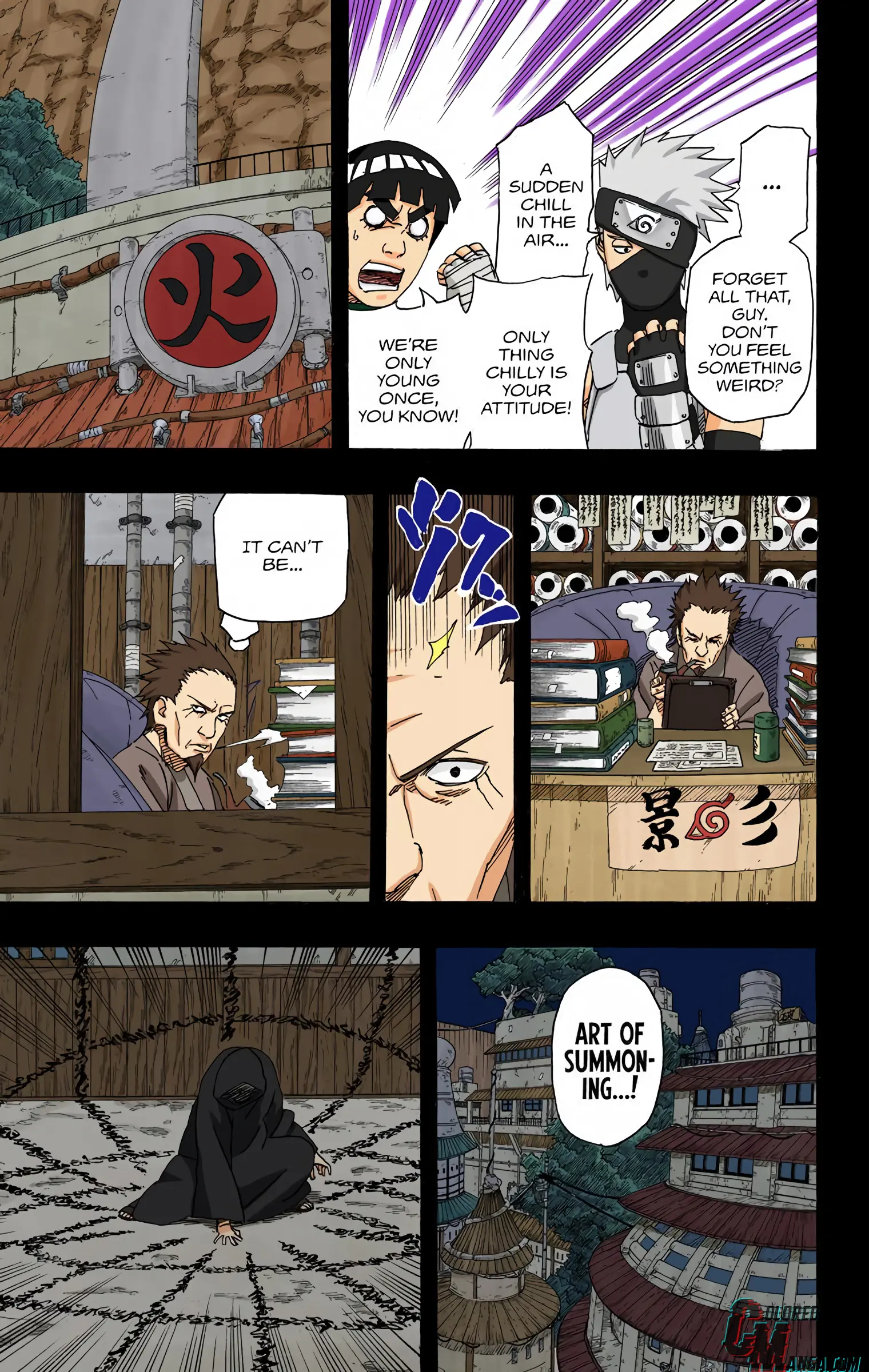 Naruto Colored Manga Online, chapter 502, page 3