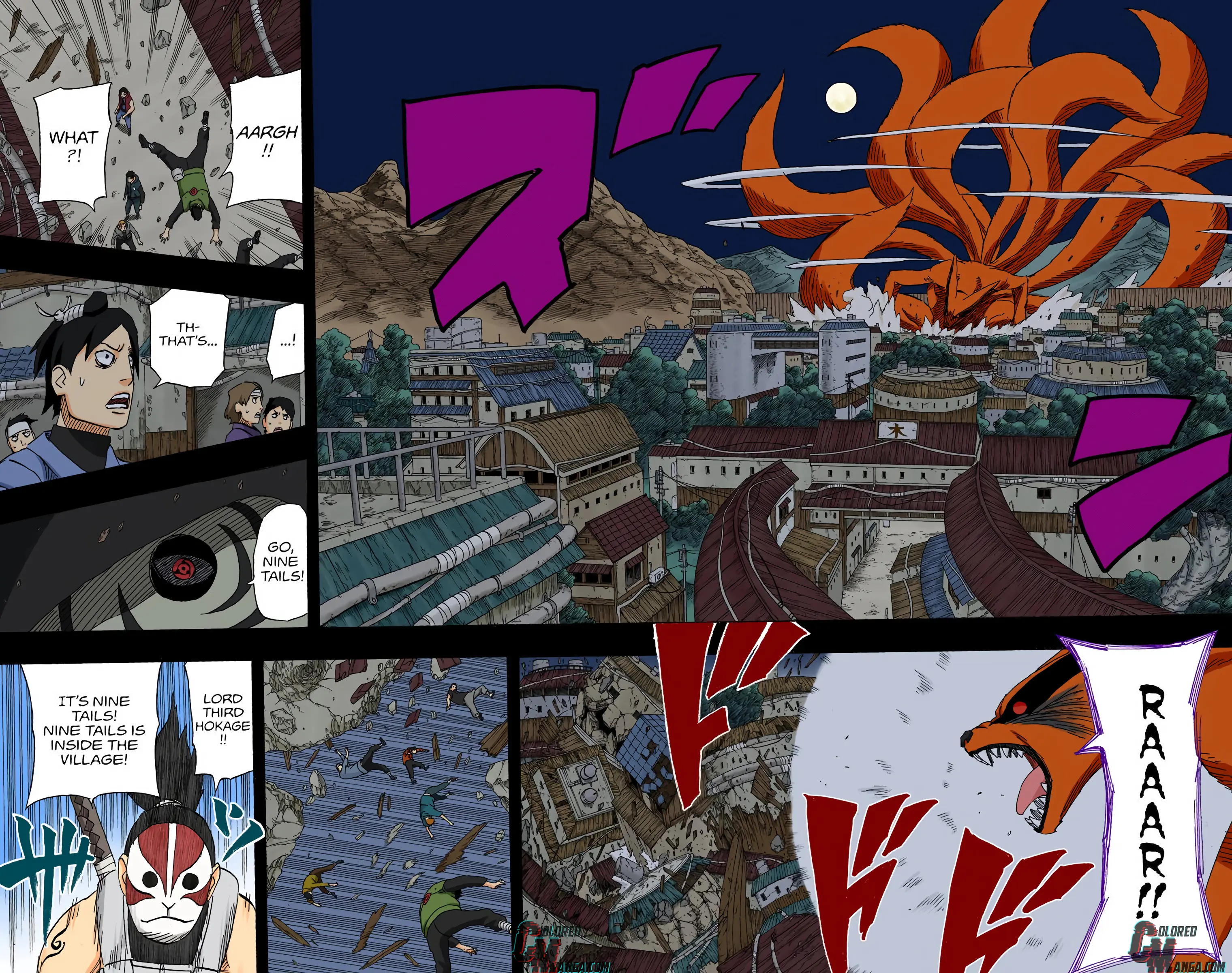 Naruto Colored Manga Online, chapter 502, page 4
