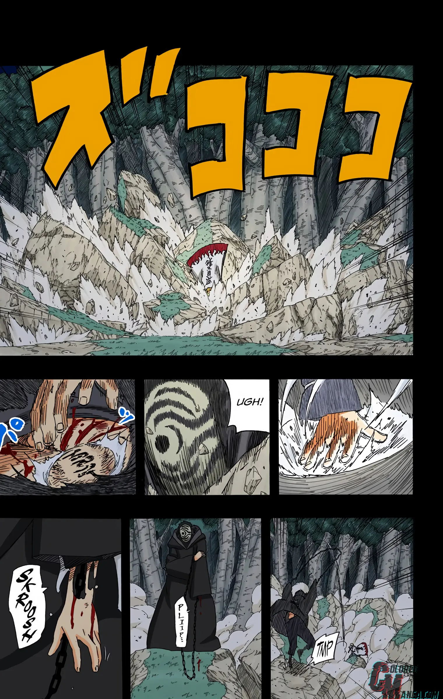 Naruto Colored Manga Online, chapter 503, page 3