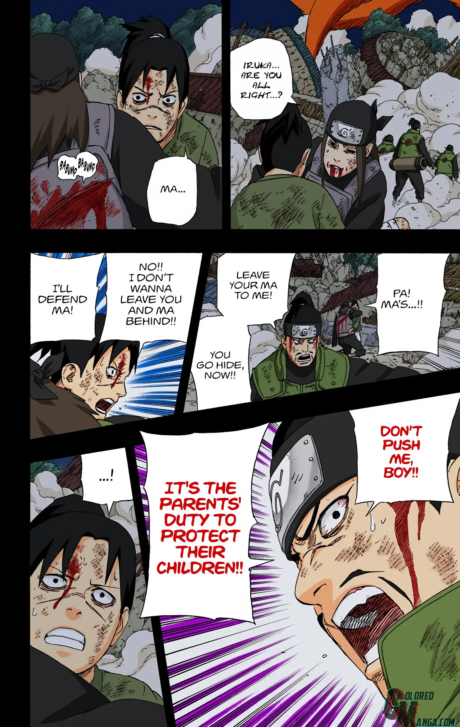 Naruto Colored Manga Online, chapter 503, page 6