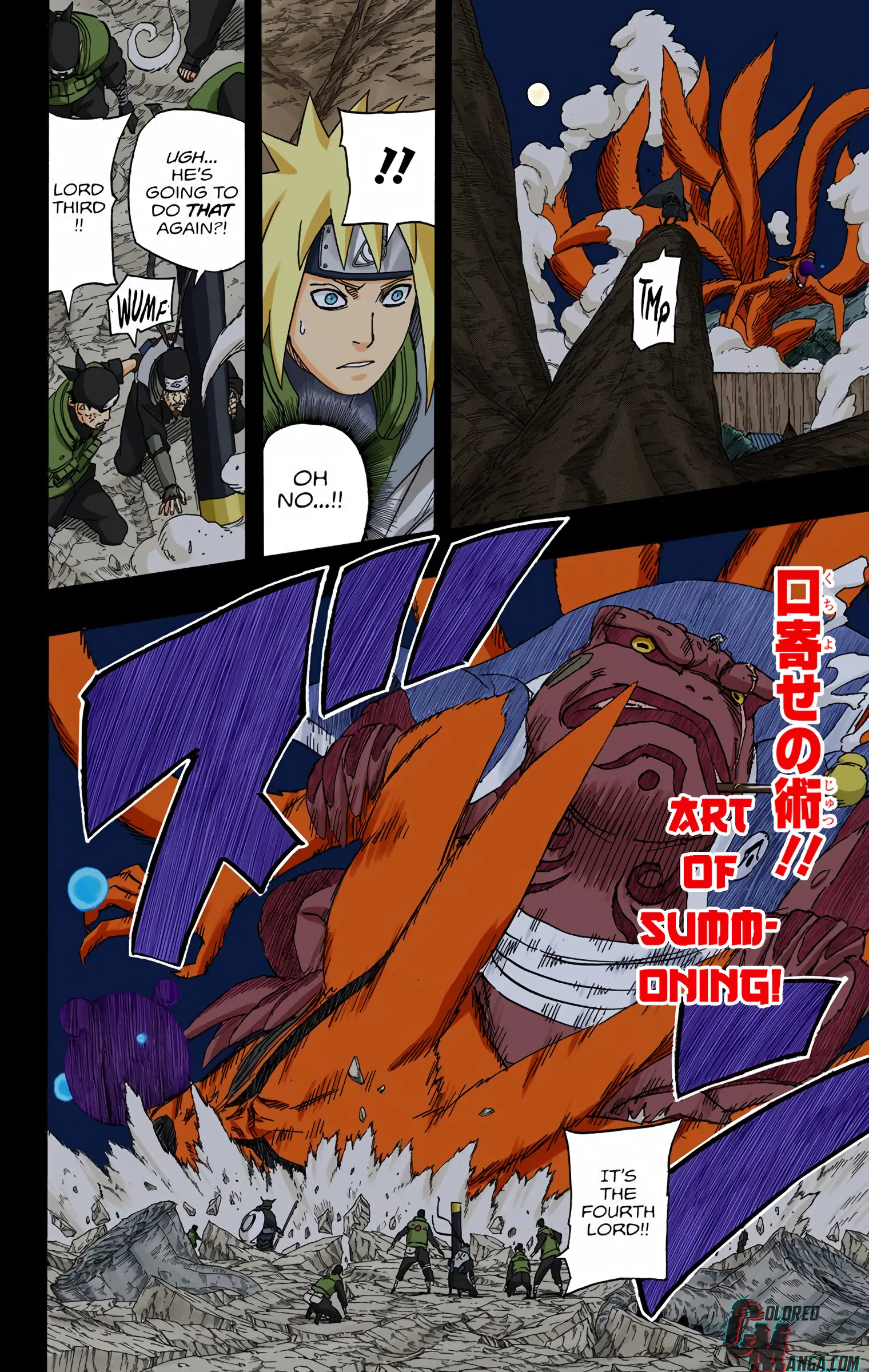 Naruto Colored Manga Online, chapter 503, page 10