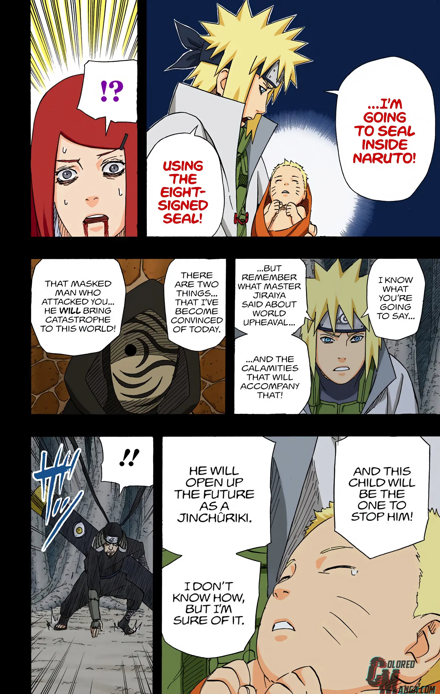 Naruto Colored Manga Online, chapter 503, page 18
