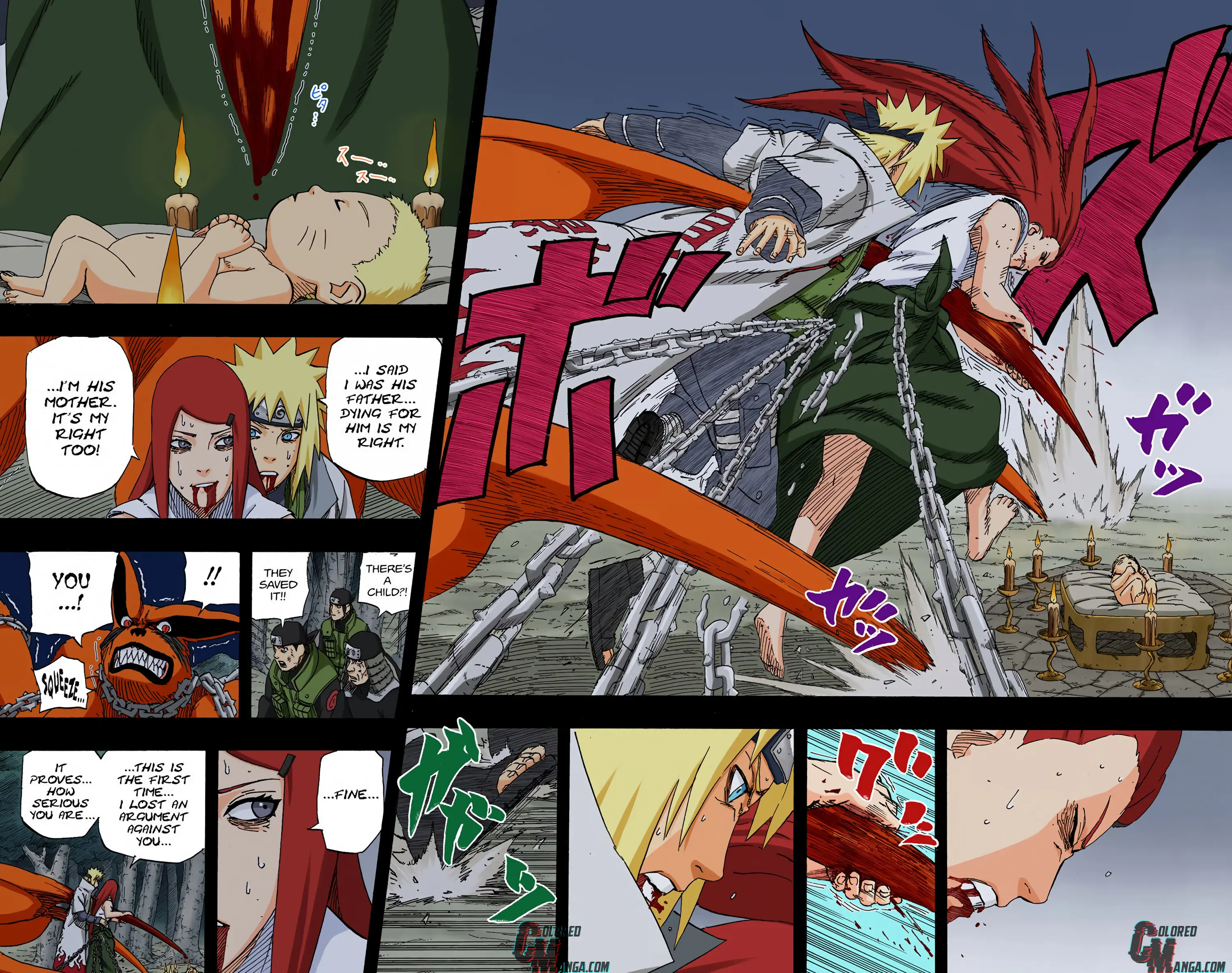 Naruto Colored Manga Online, chapter 504, page 8
