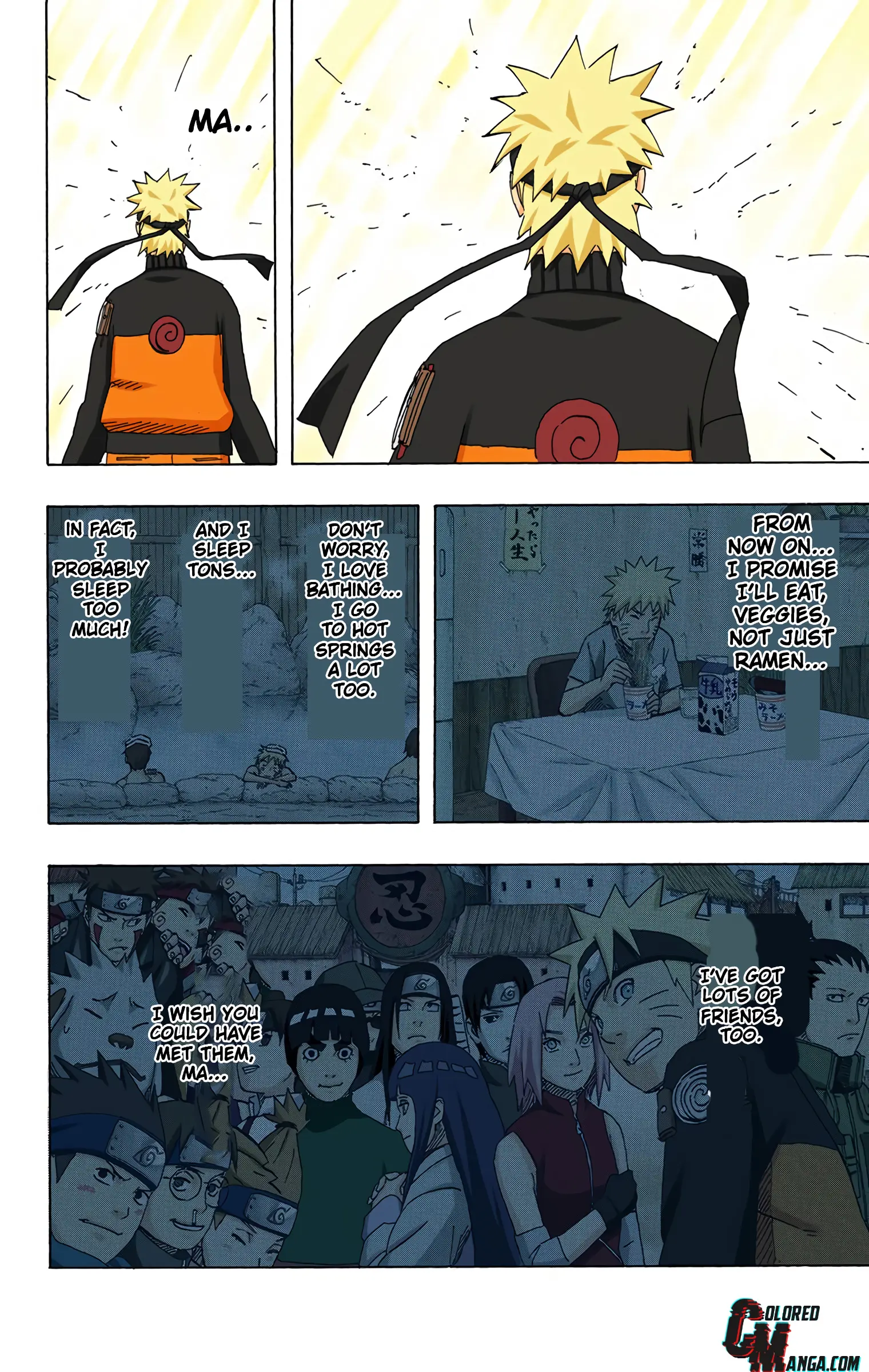 Naruto Colored Manga Online, chapter 505, page 8