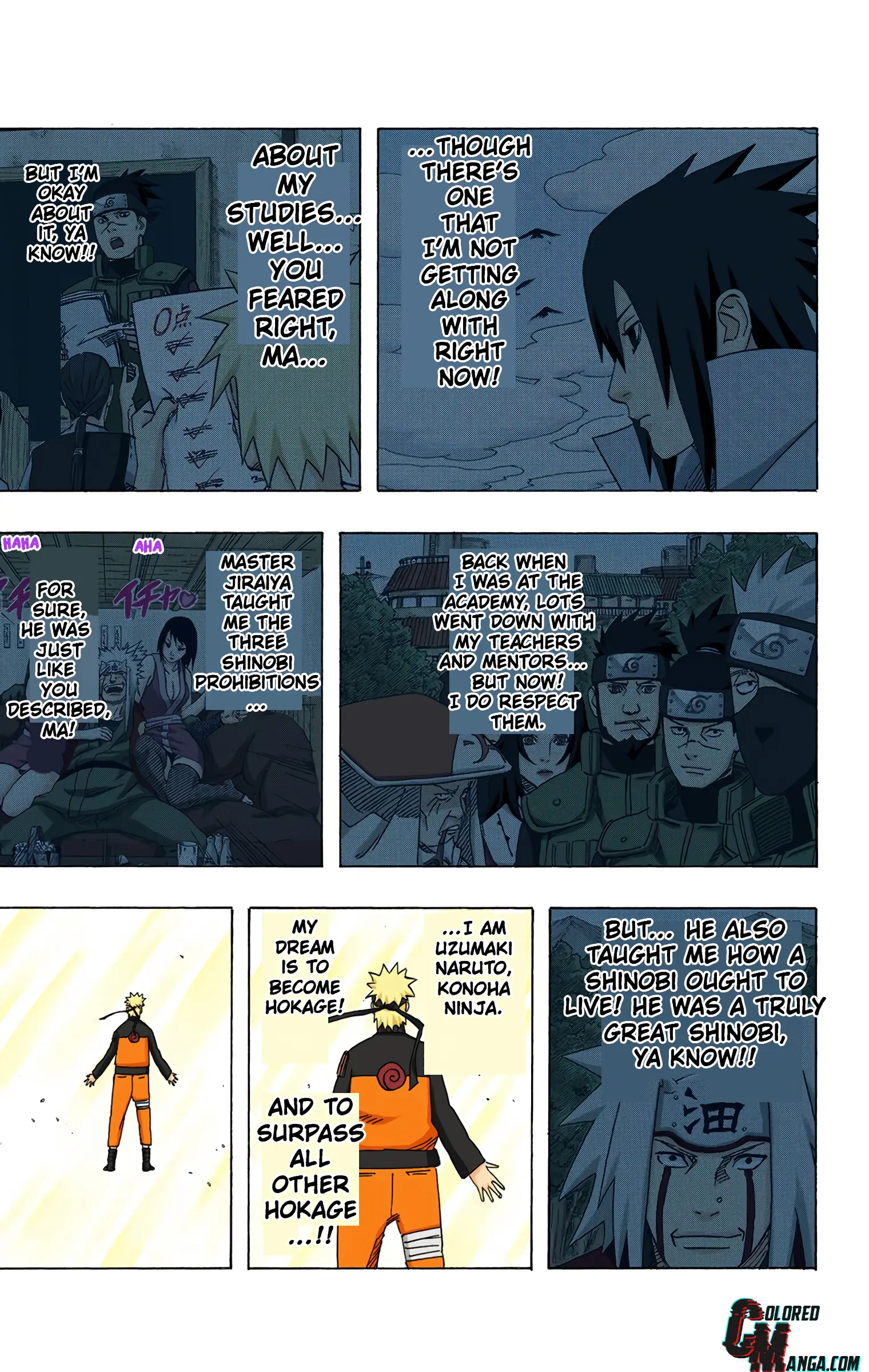 Naruto Colored Manga Online, chapter 505, page 9