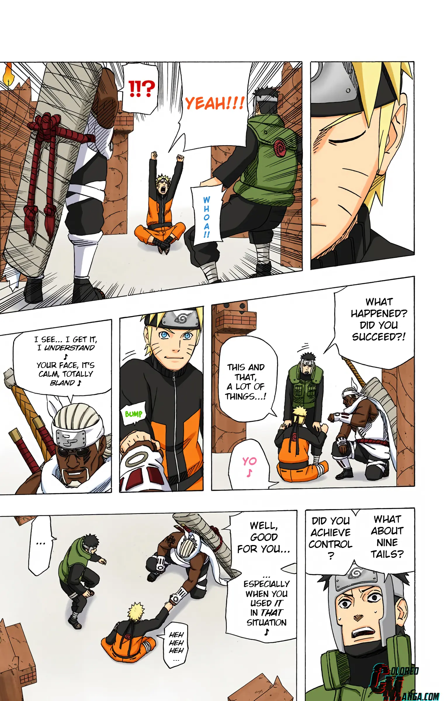 Naruto Colored Manga Online, chapter 505, page 11
