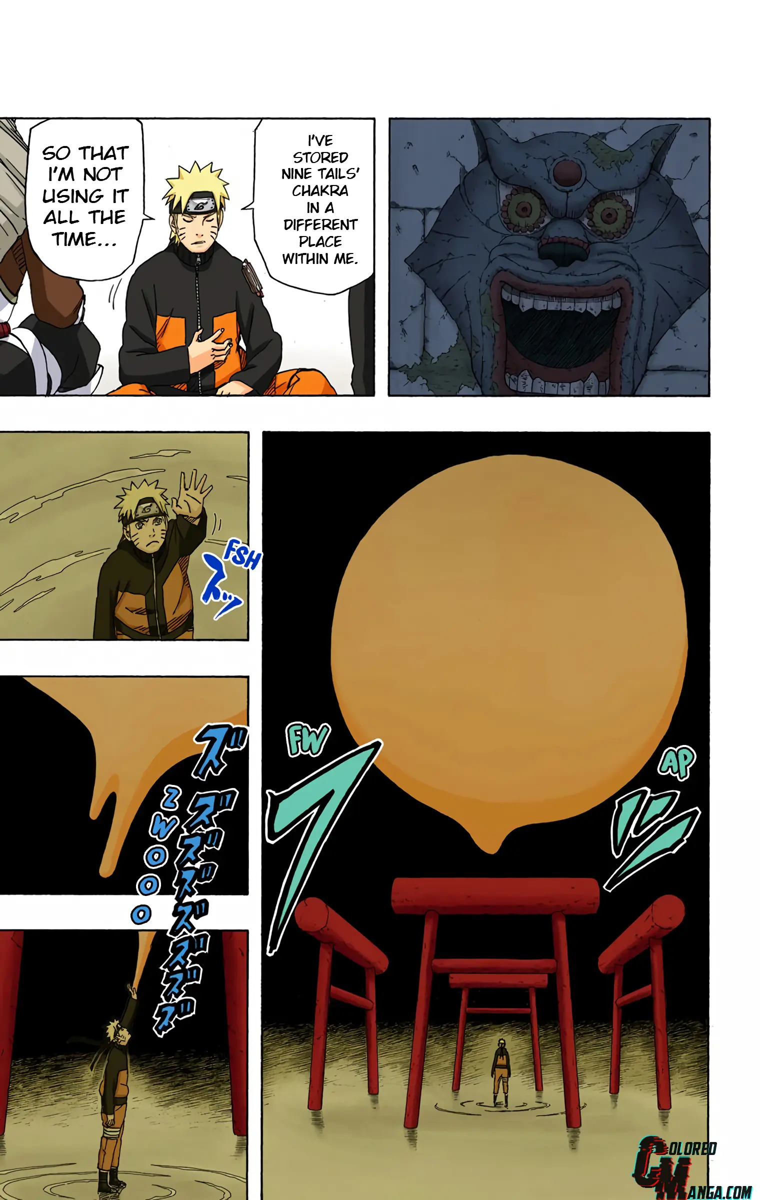 Naruto Colored Manga Online, chapter 505, page 13