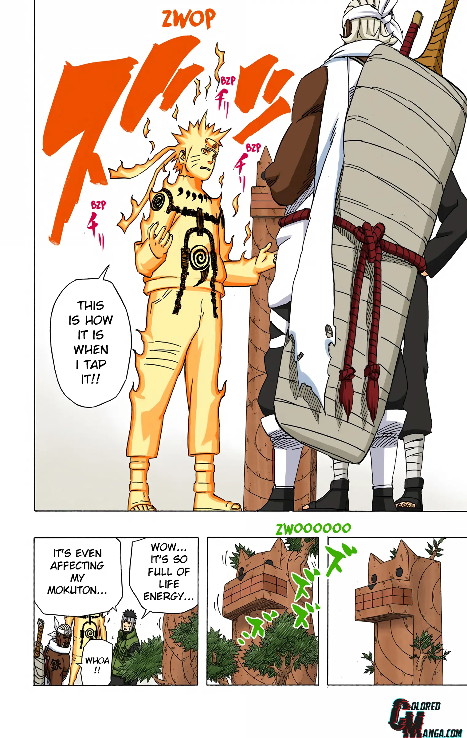 Naruto Colored Manga Online, chapter 505, page 14