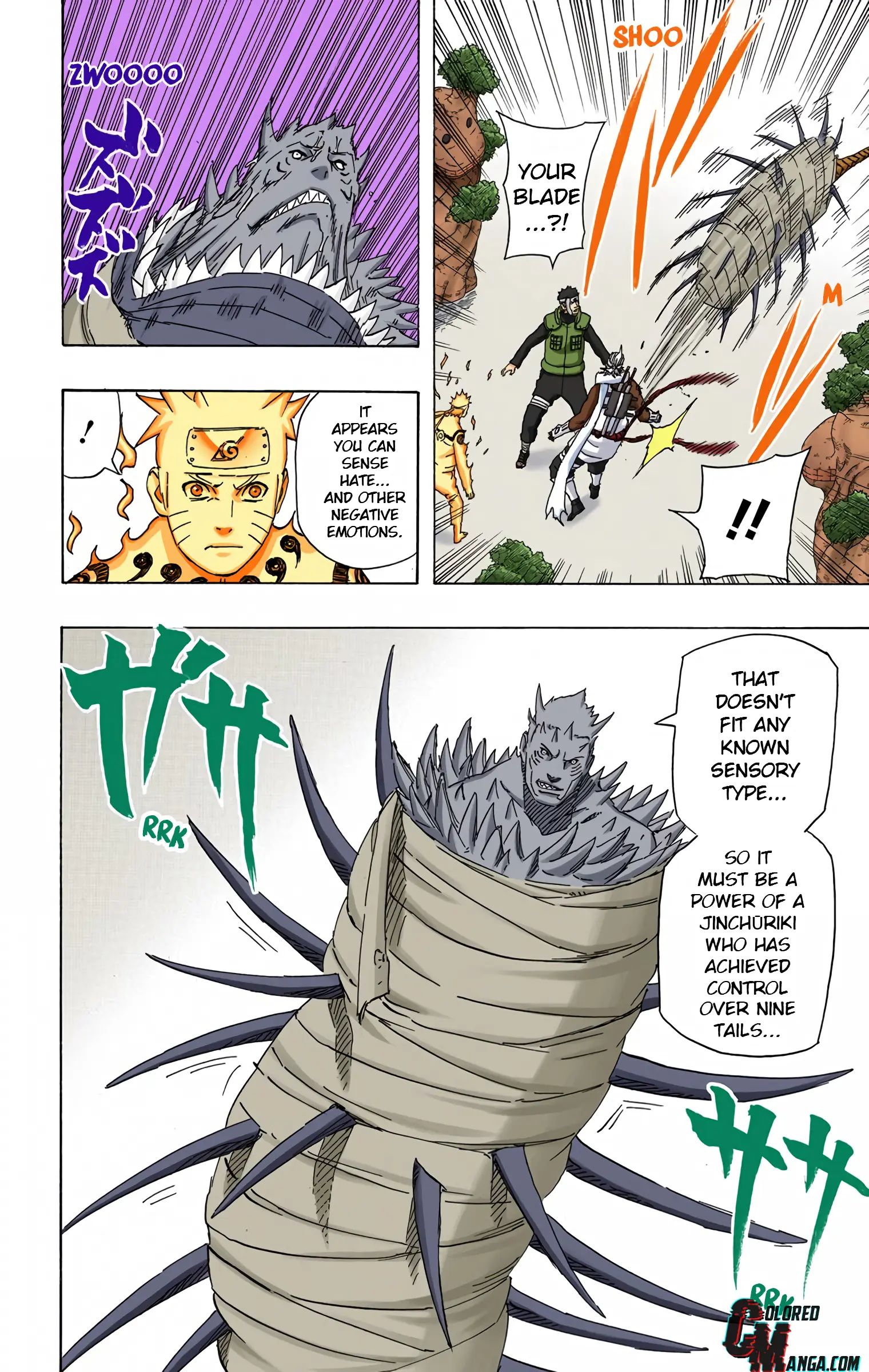 Naruto Colored Manga Online, chapter 505, page 16