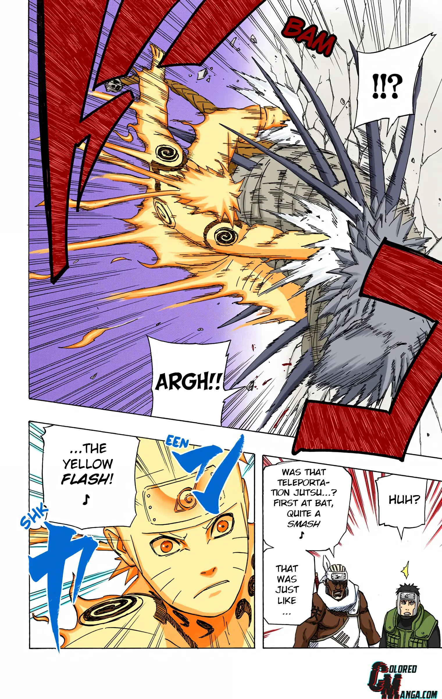 Naruto Colored Manga Online, chapter 505, page 18