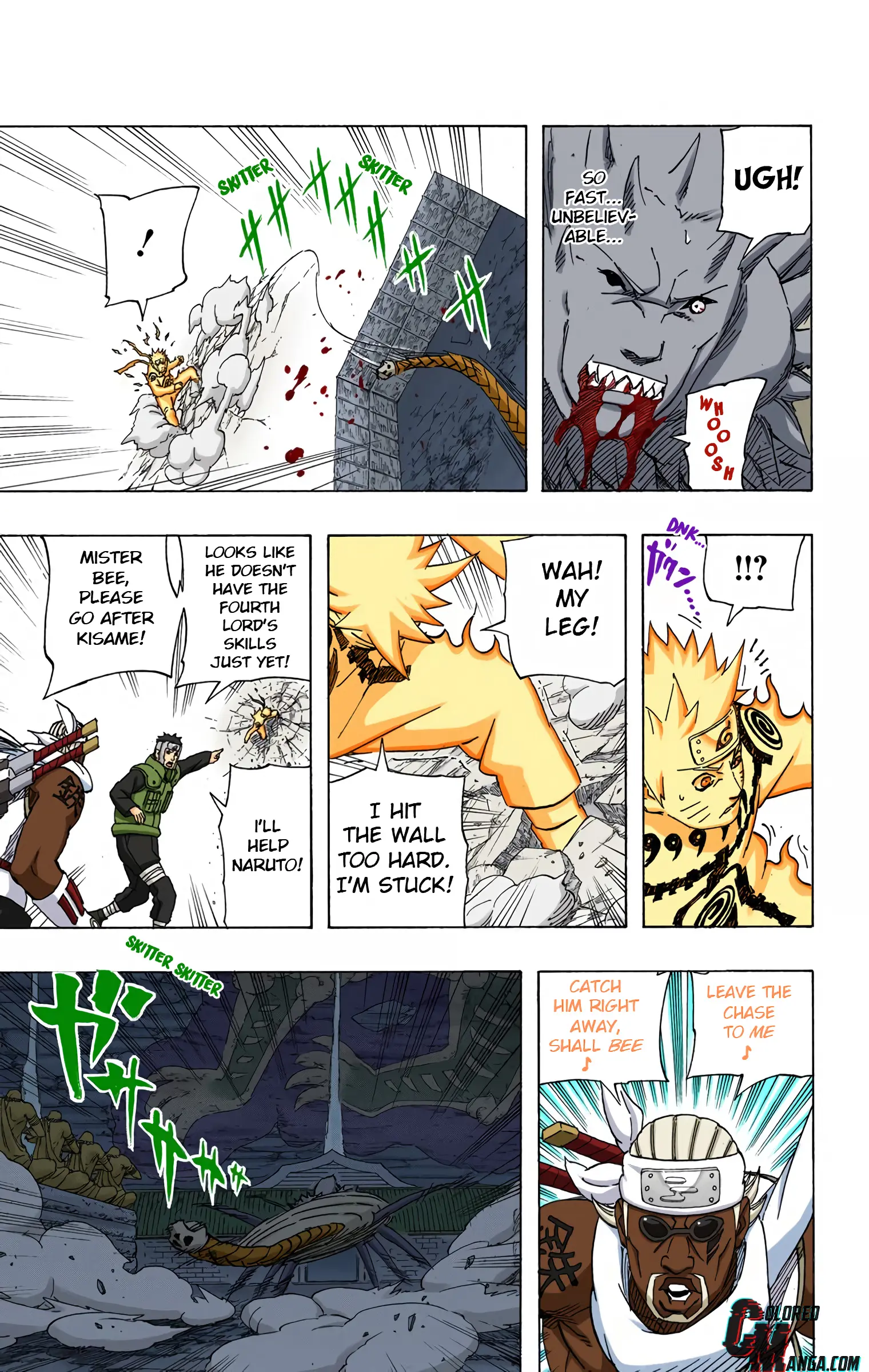 Naruto Colored Manga Online, chapter 505, page 19