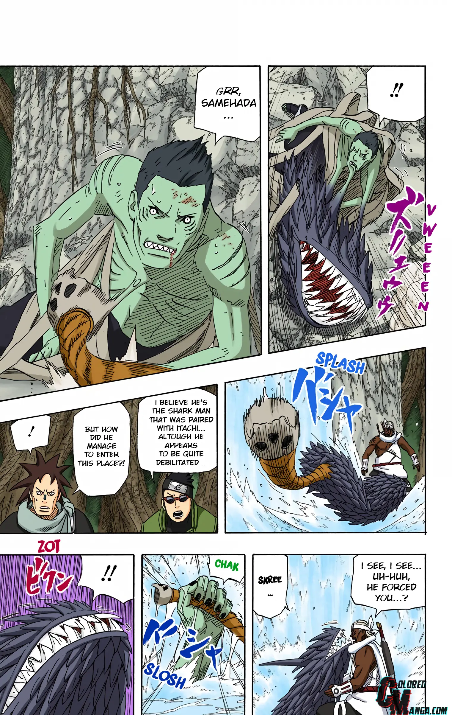 Naruto Colored Manga Online, chapter 506, page 3