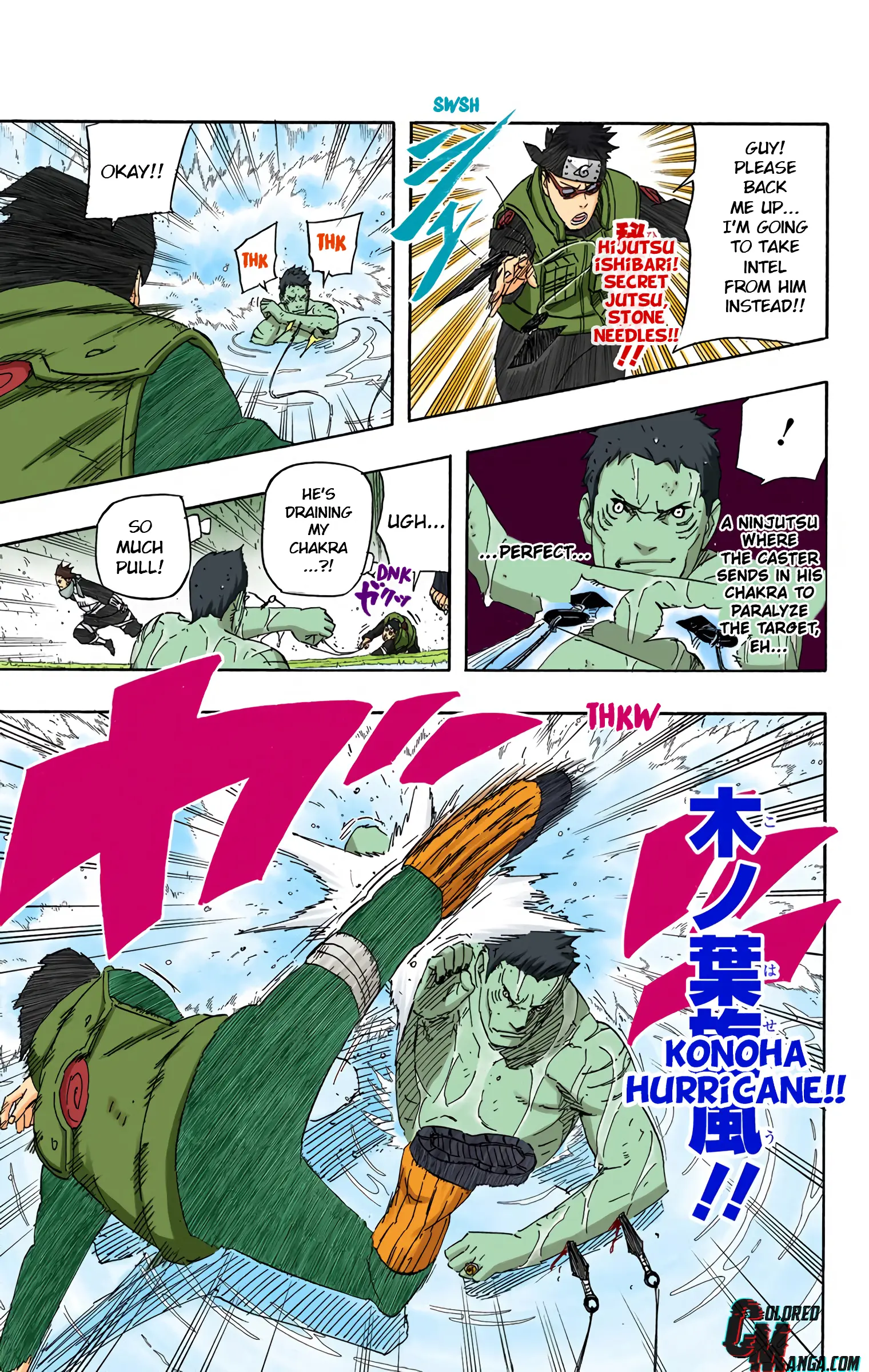 Naruto Colored Manga Online, chapter 506, page 5