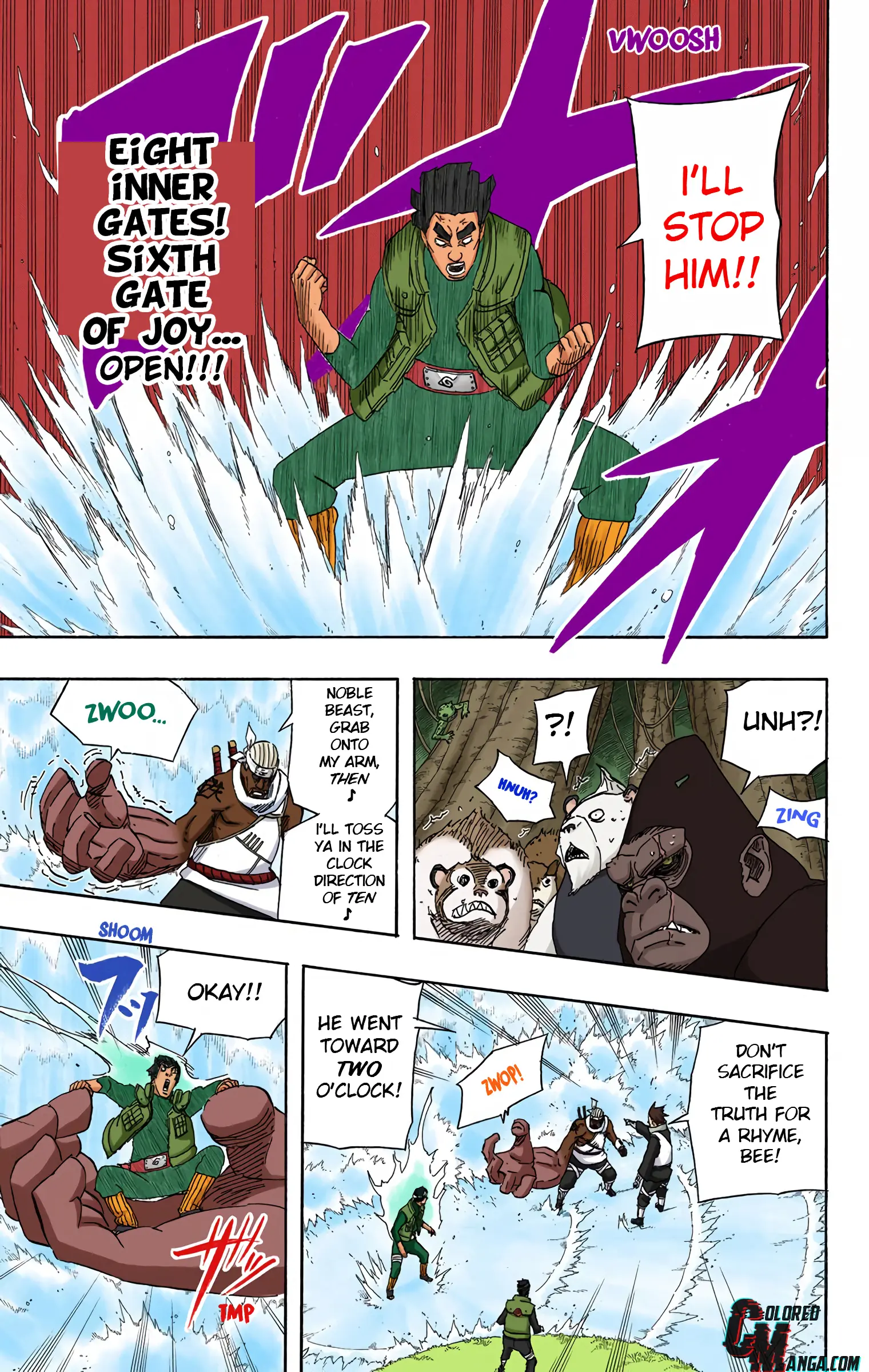Naruto Colored Manga Online, chapter 506, page 7