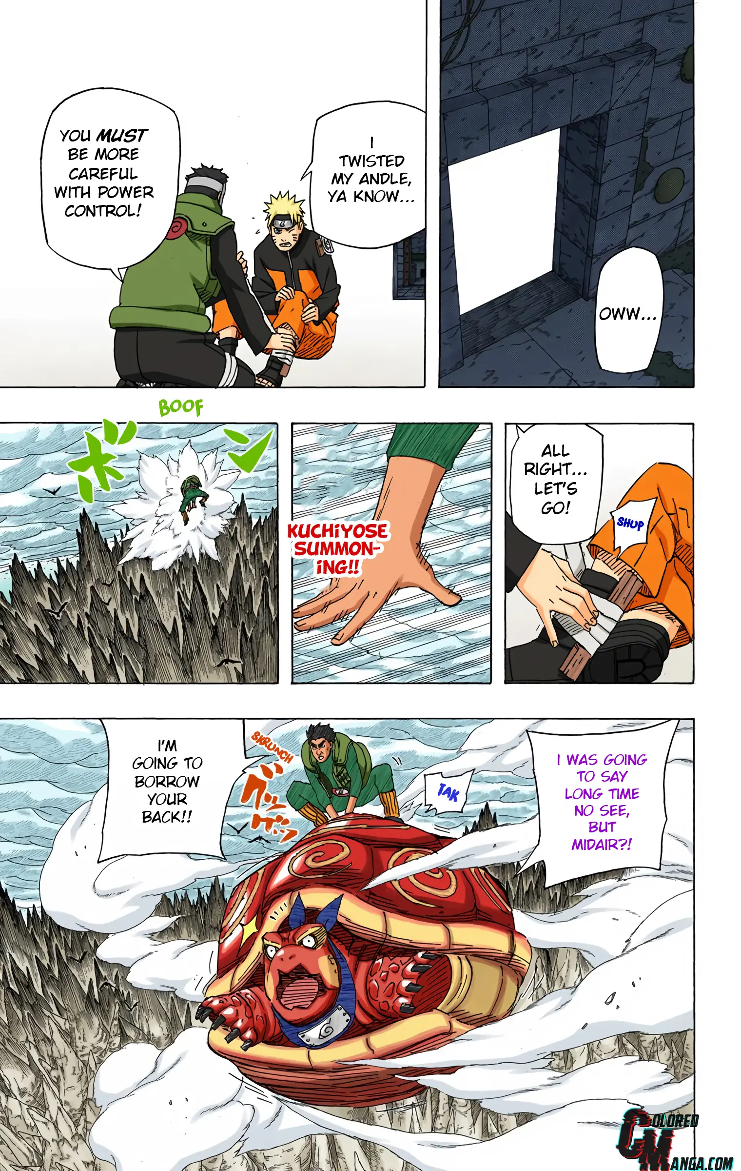 Naruto Colored Manga Online, chapter 506, page 9