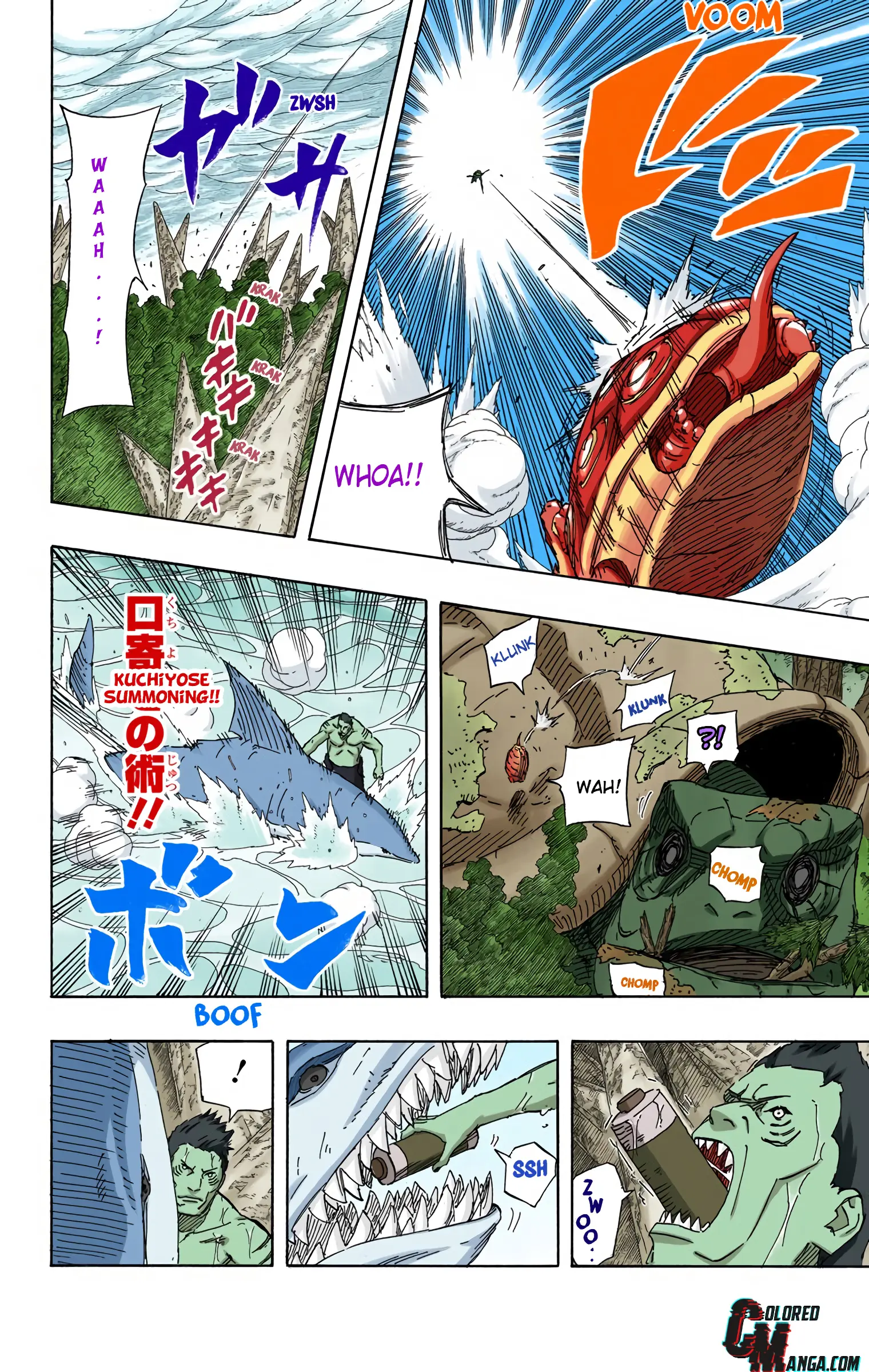 Naruto Colored Manga Online, chapter 506, page 10