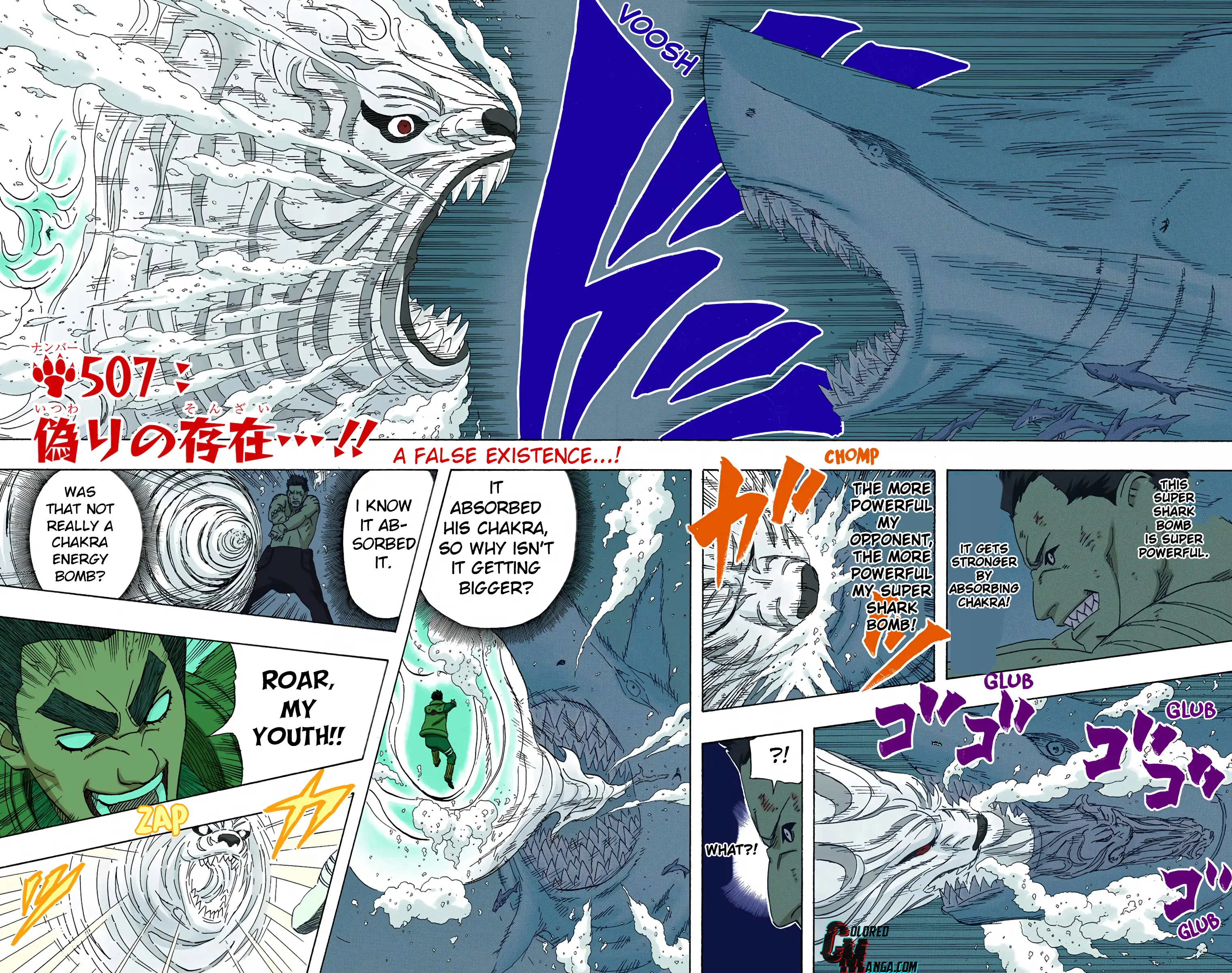 Naruto Colored Manga Online, chapter 507, page 2