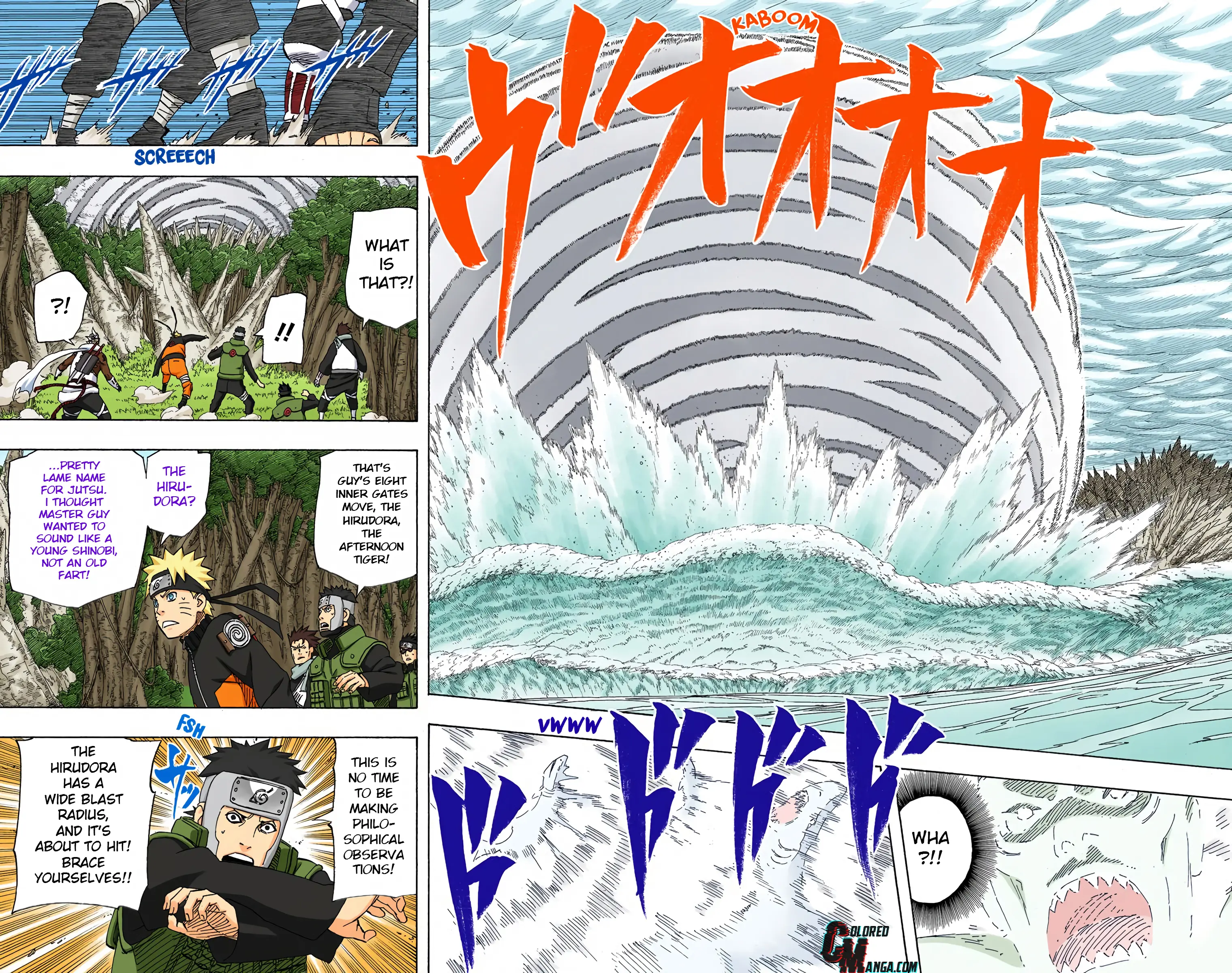 Naruto Colored Manga Online, chapter 507, page 3