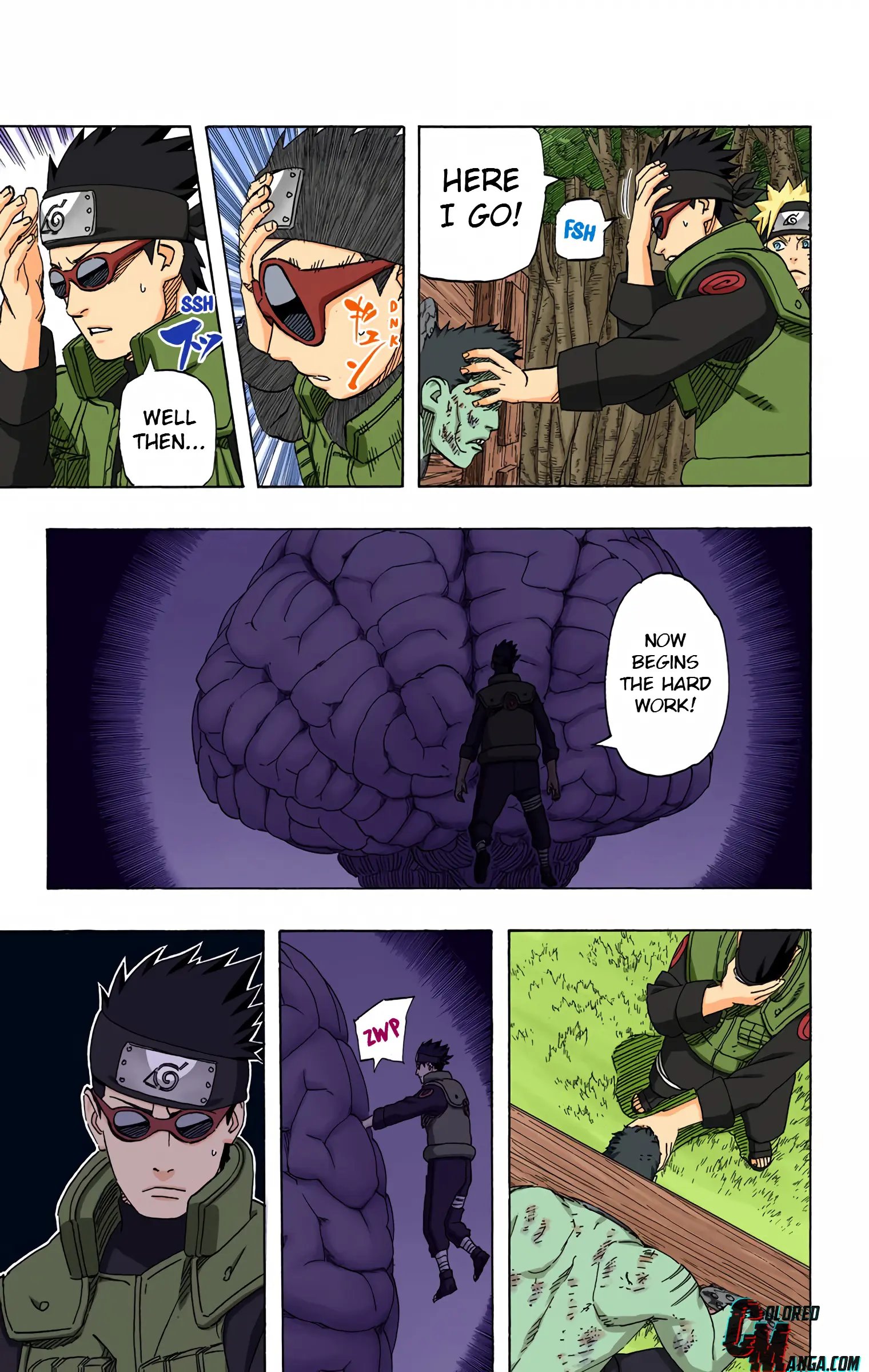 Naruto Colored Manga Online, chapter 507, page 7