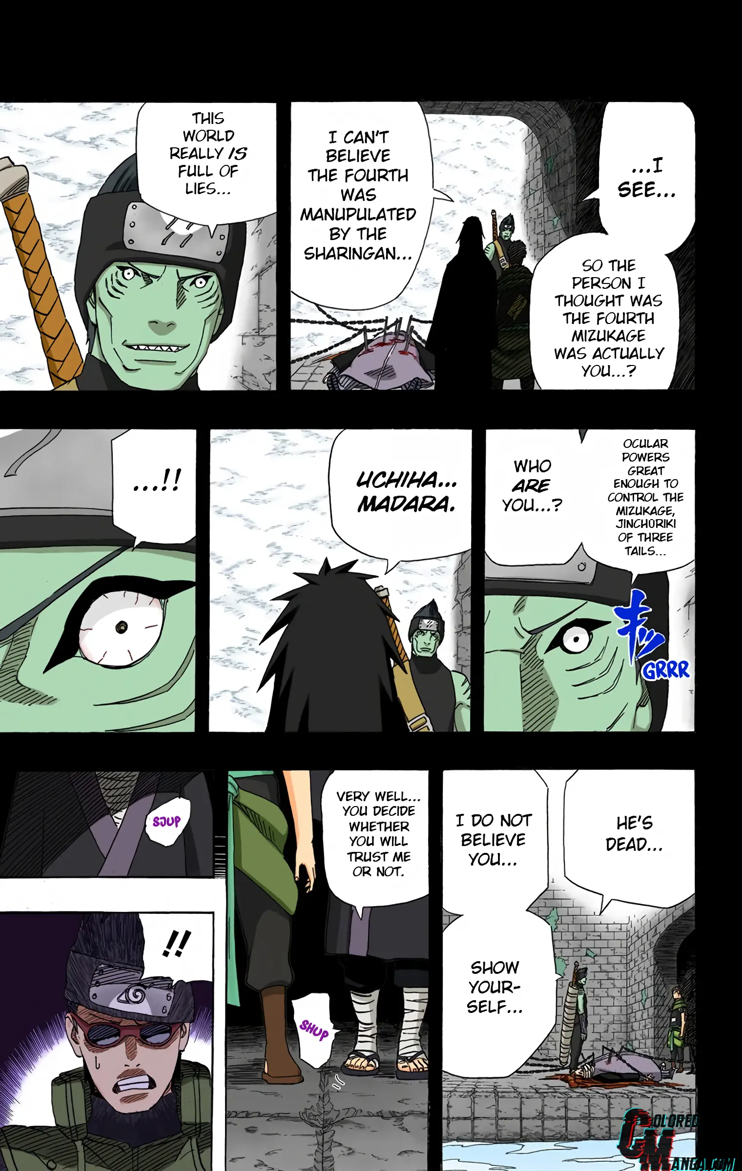 Naruto Colored Manga Online, chapter 507, page 13