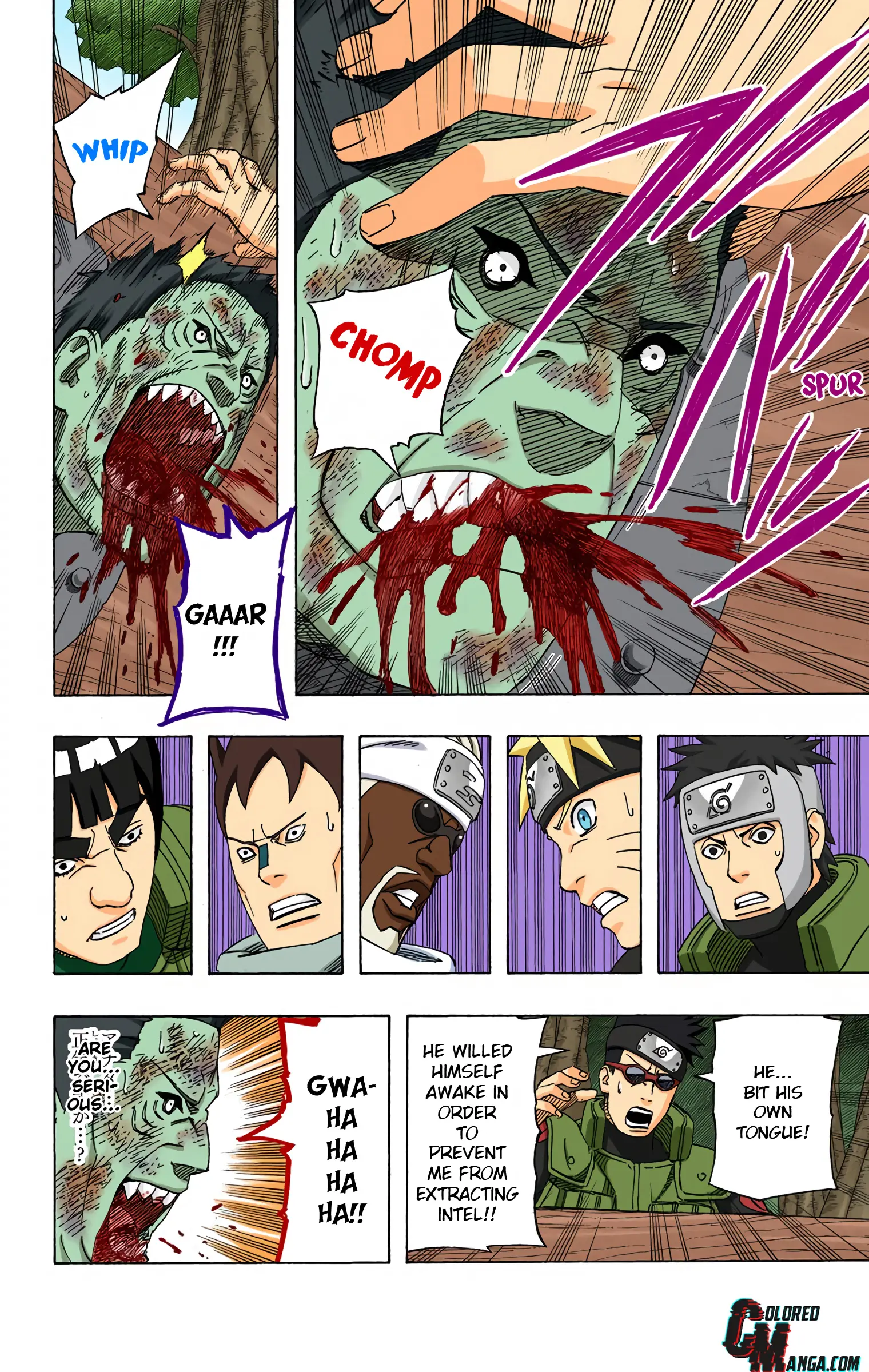 Naruto Colored Manga Online, chapter 507, page 14