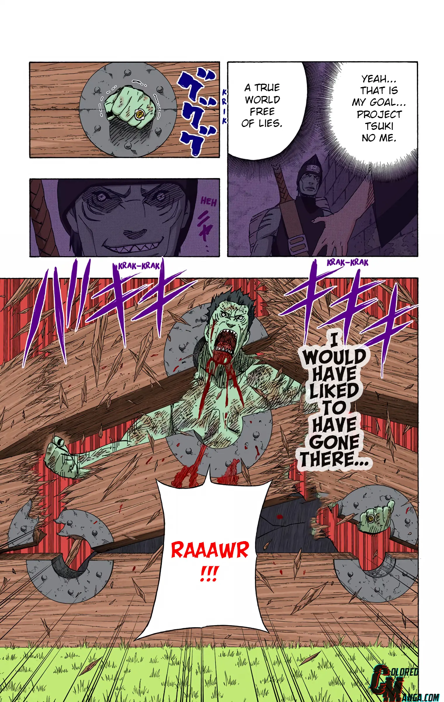Naruto Colored Manga Online, chapter 507, page 15