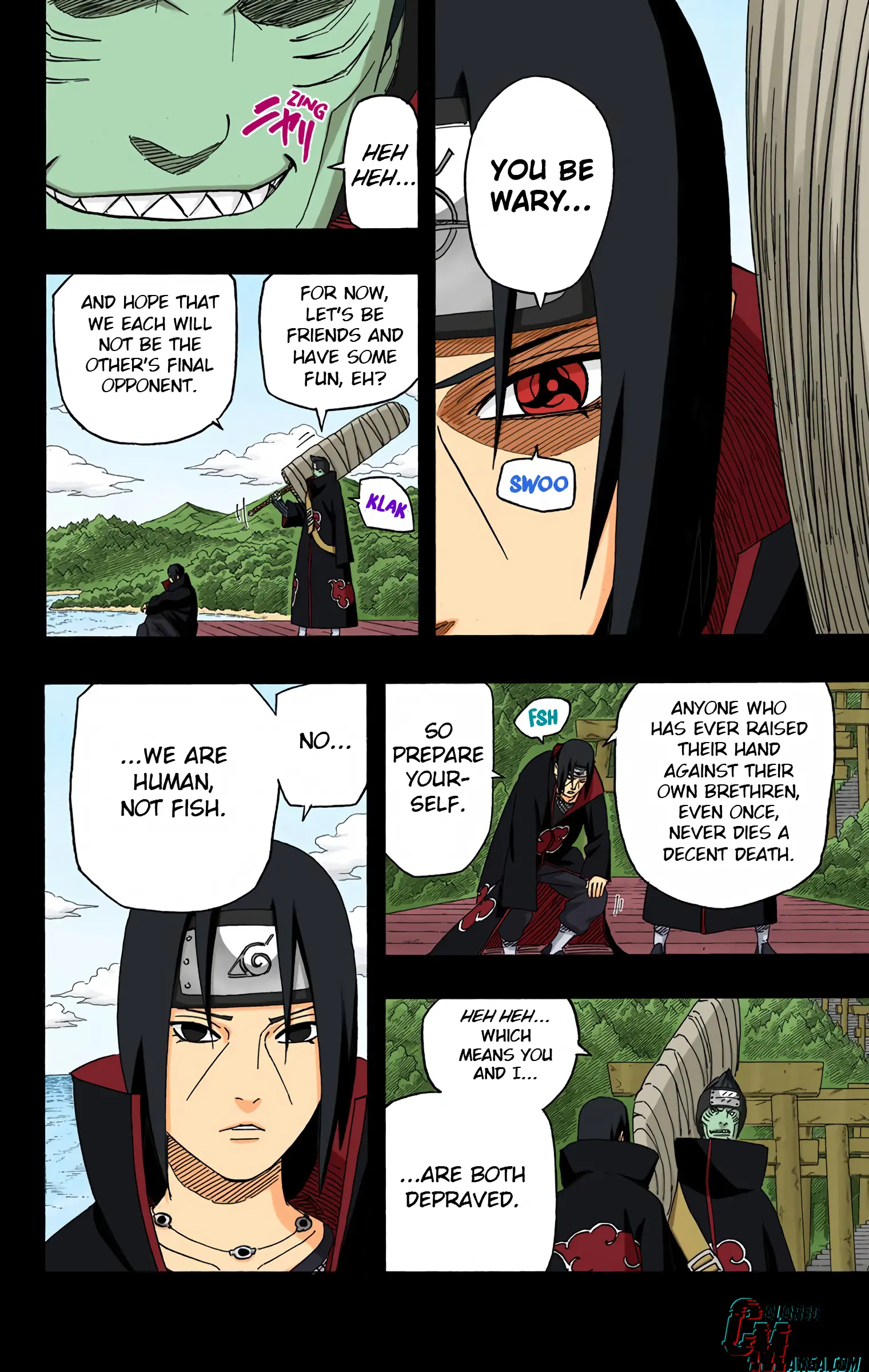 Naruto Colored Manga Online, chapter 508, page 8