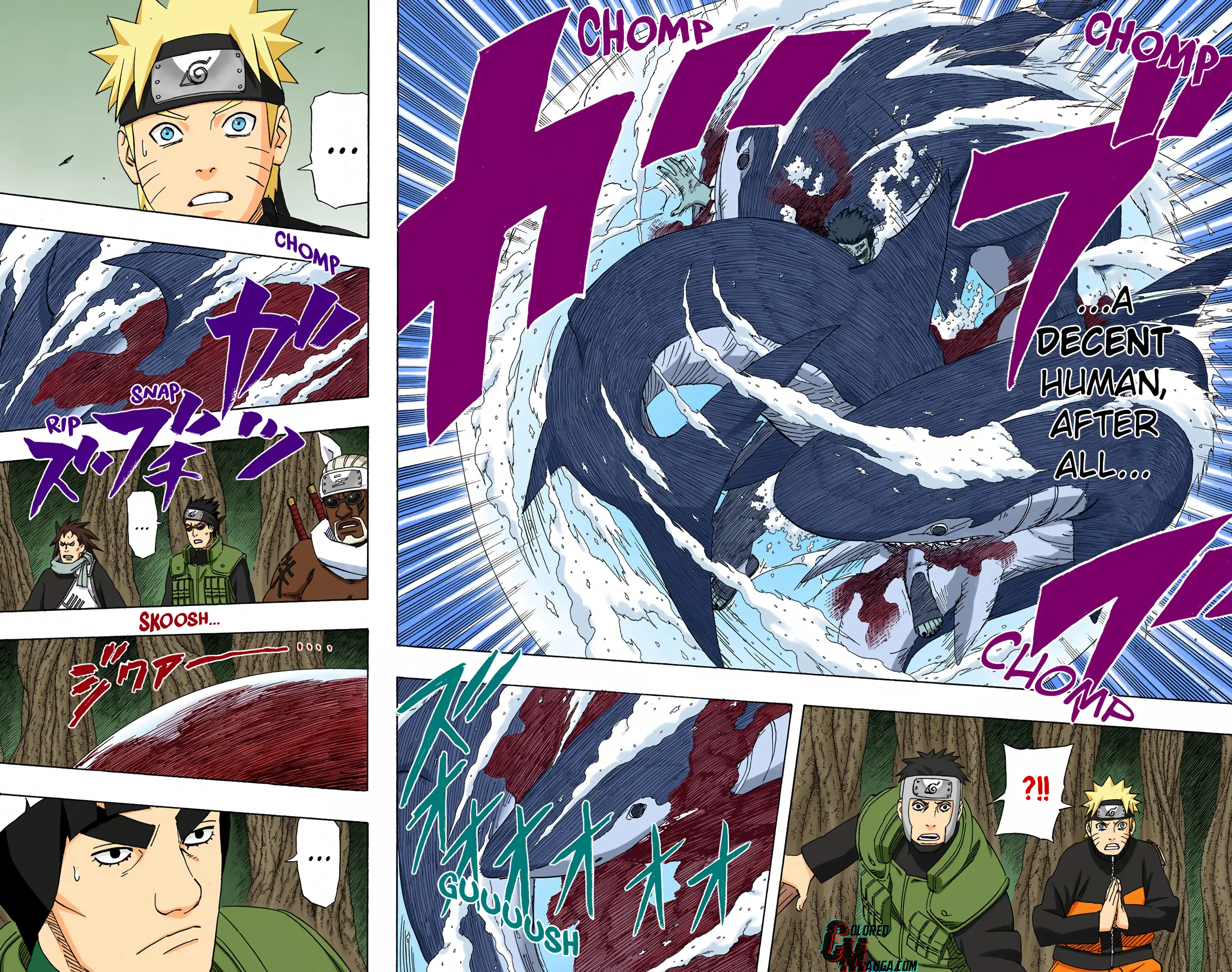 Naruto Colored Manga Online, chapter 508, page 10