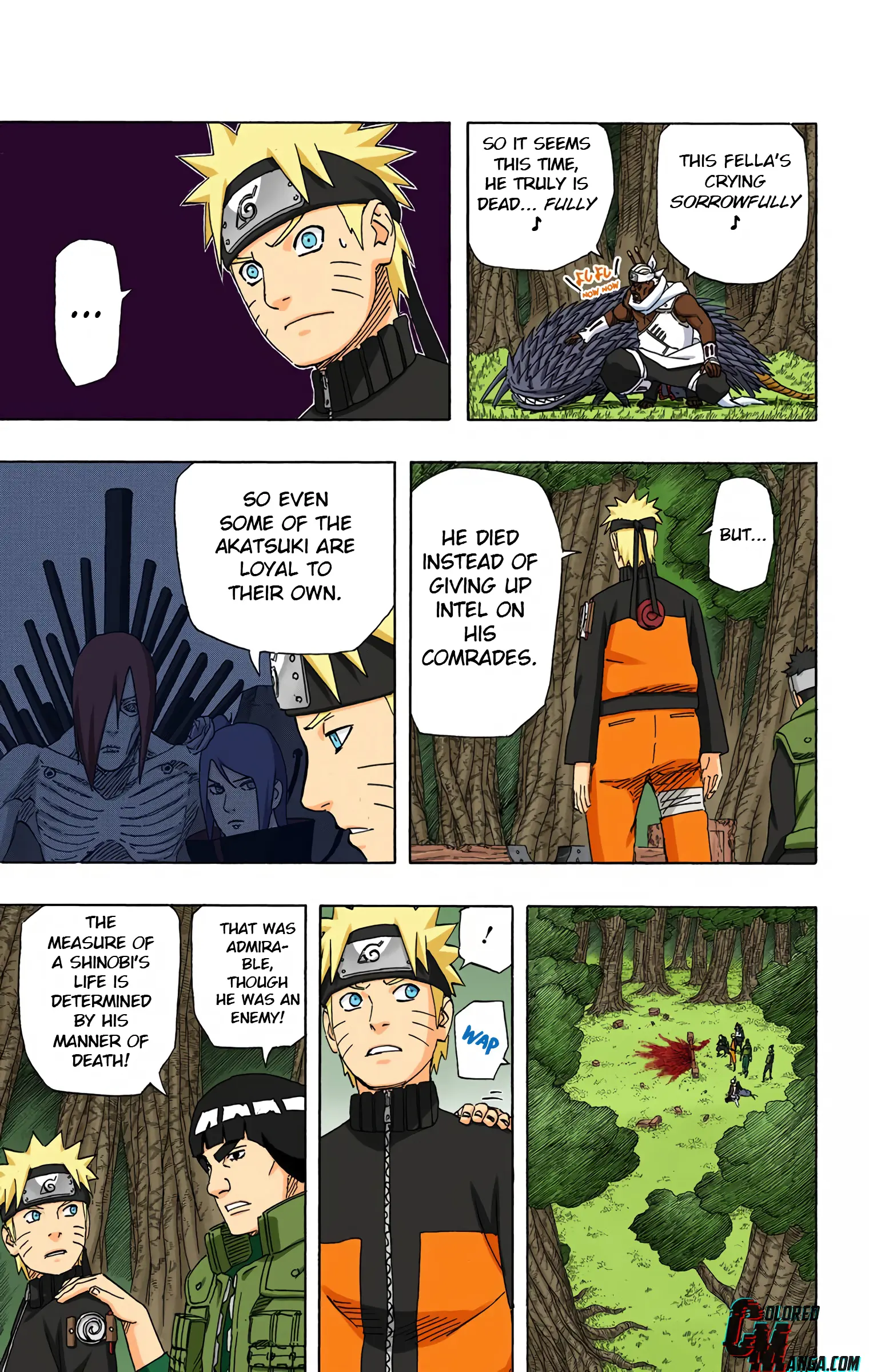 Naruto Colored Manga Online, chapter 508, page 12