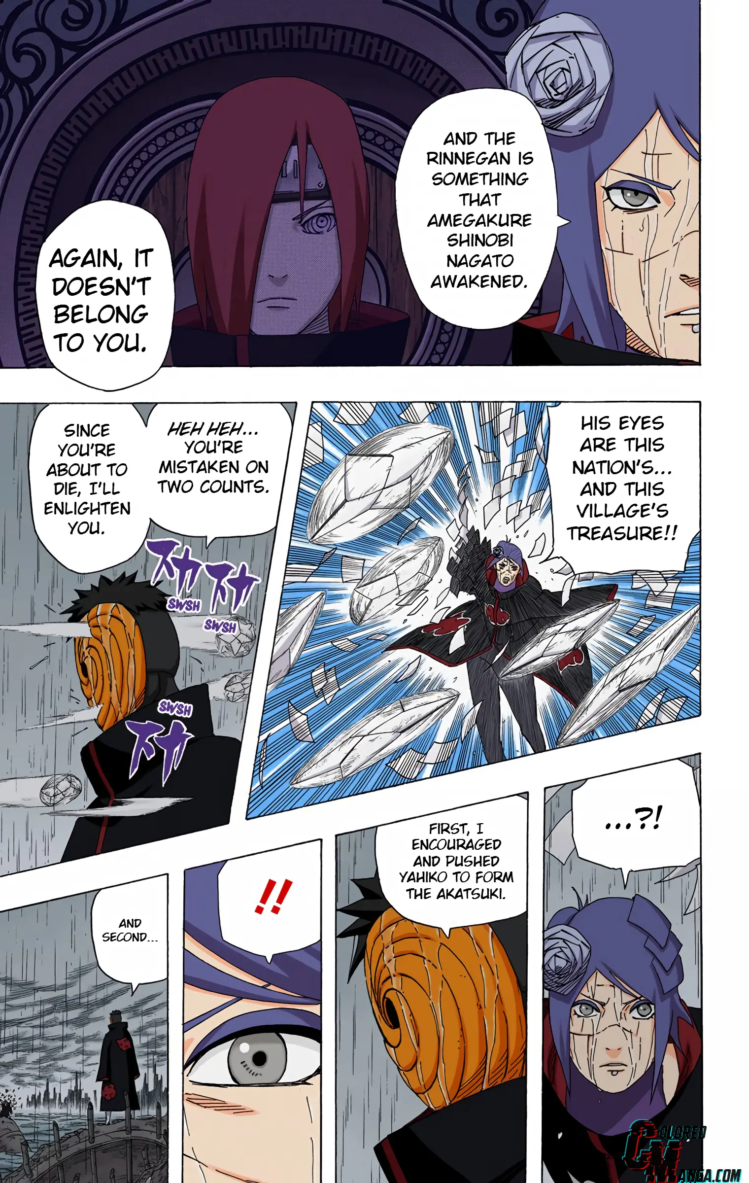 Naruto Colored Manga Online, chapter 509, page 3