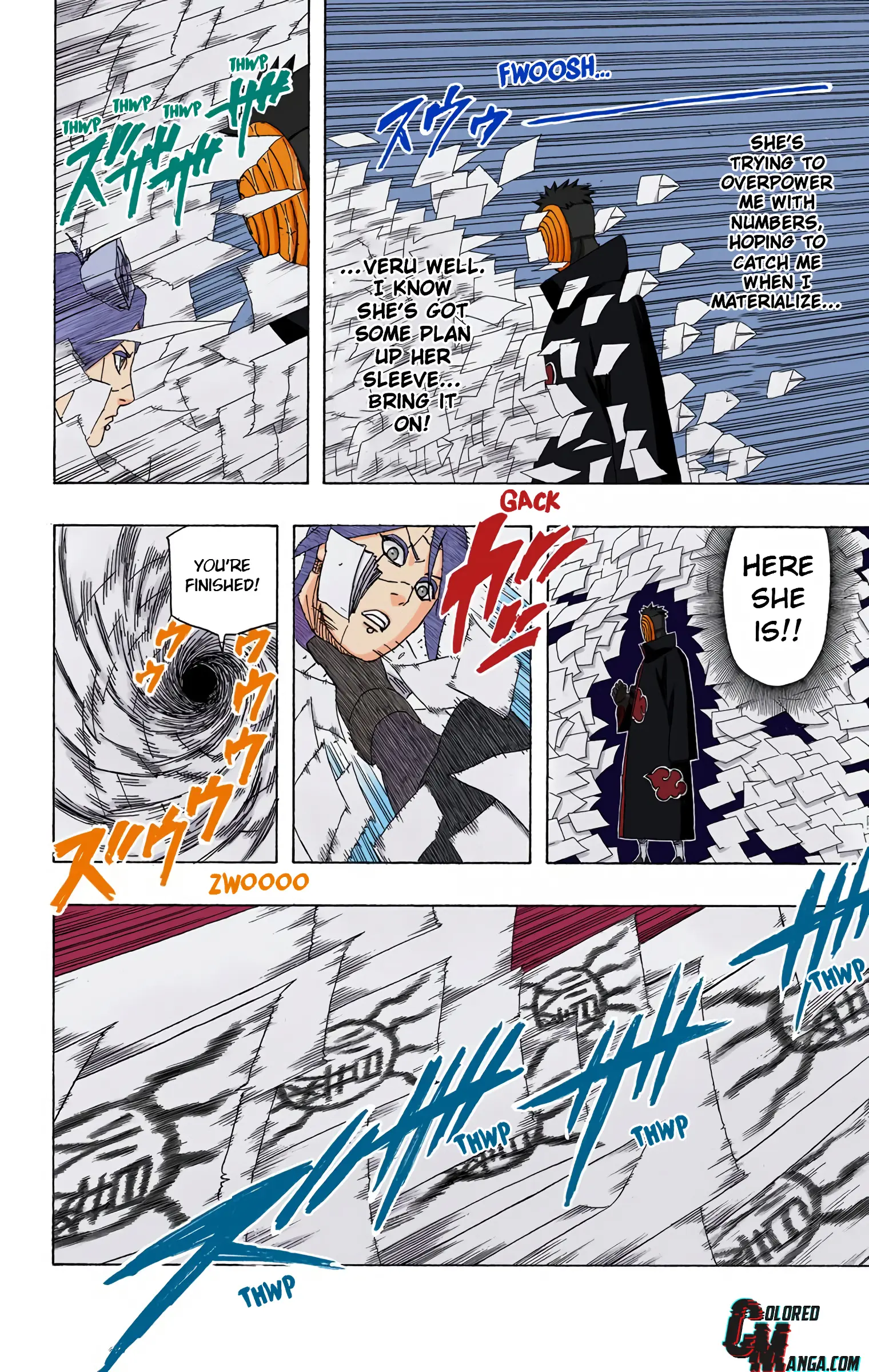 Naruto Colored Manga Online, chapter 509, page 6
