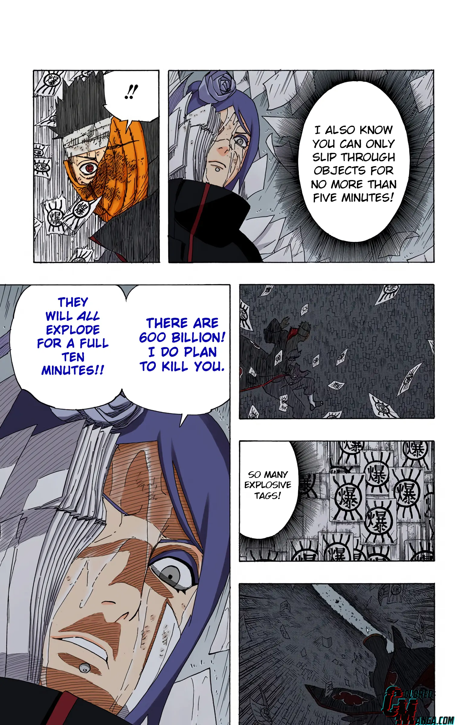 Naruto Colored Manga Online, chapter 510, page 3
