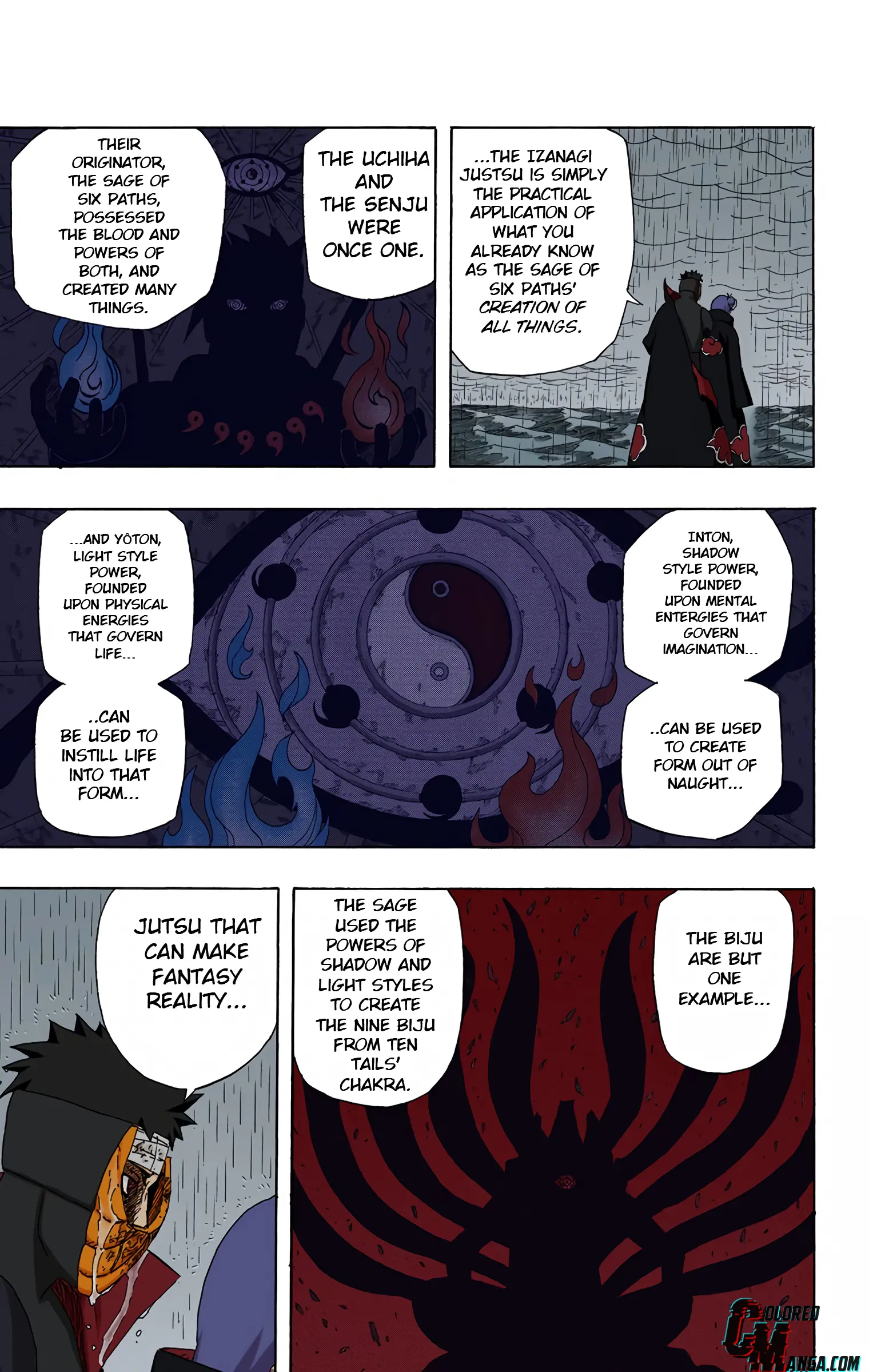 Naruto Colored Manga Online, chapter 510, page 11