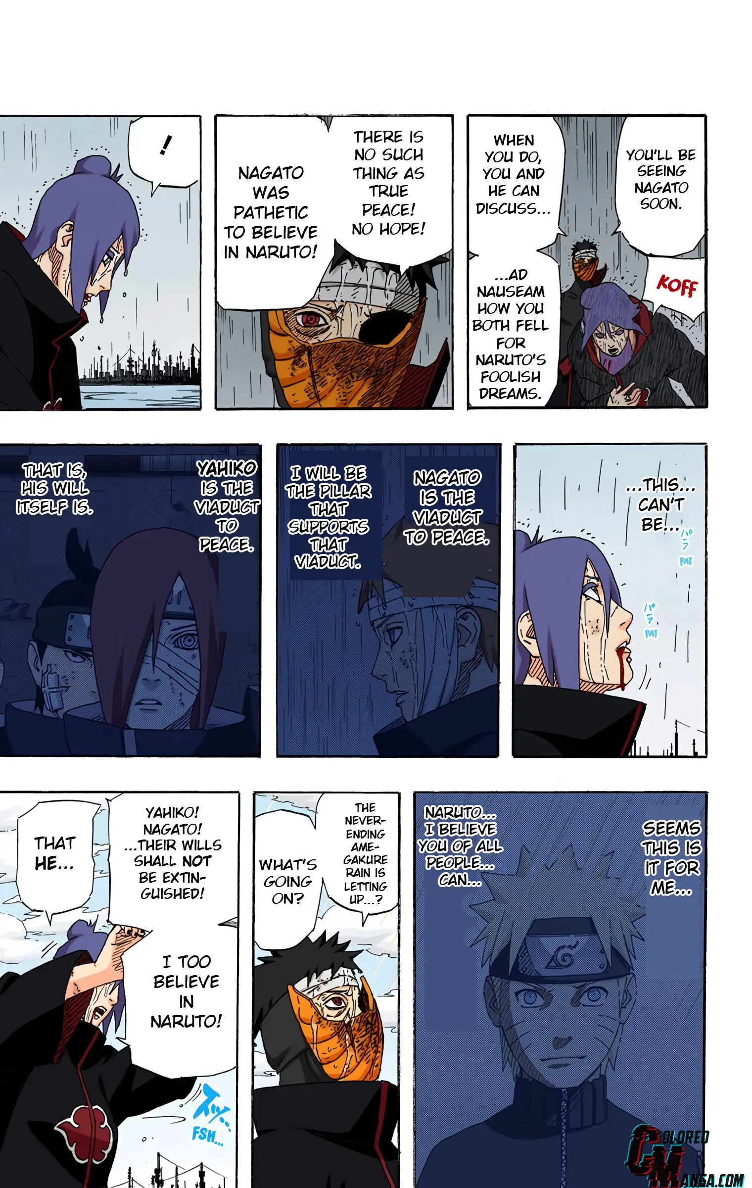 Naruto Colored Manga Online, chapter 510, page 13