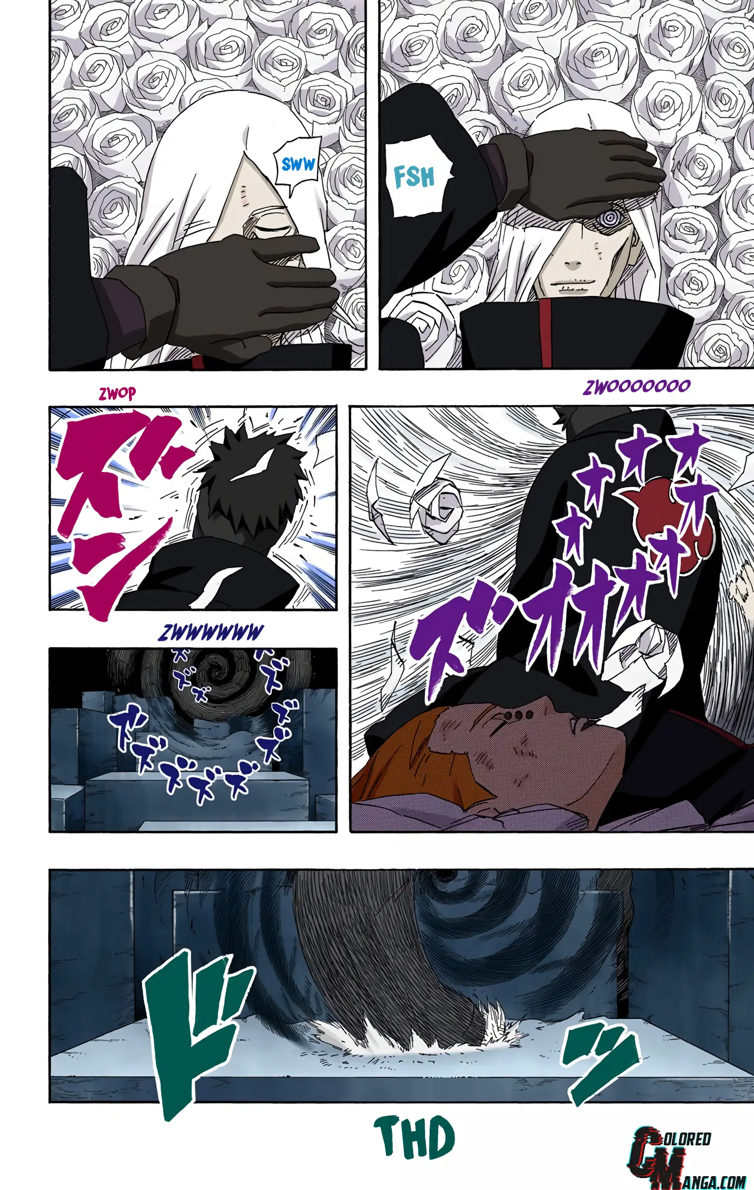Naruto Colored Manga Online, chapter 511, page 2