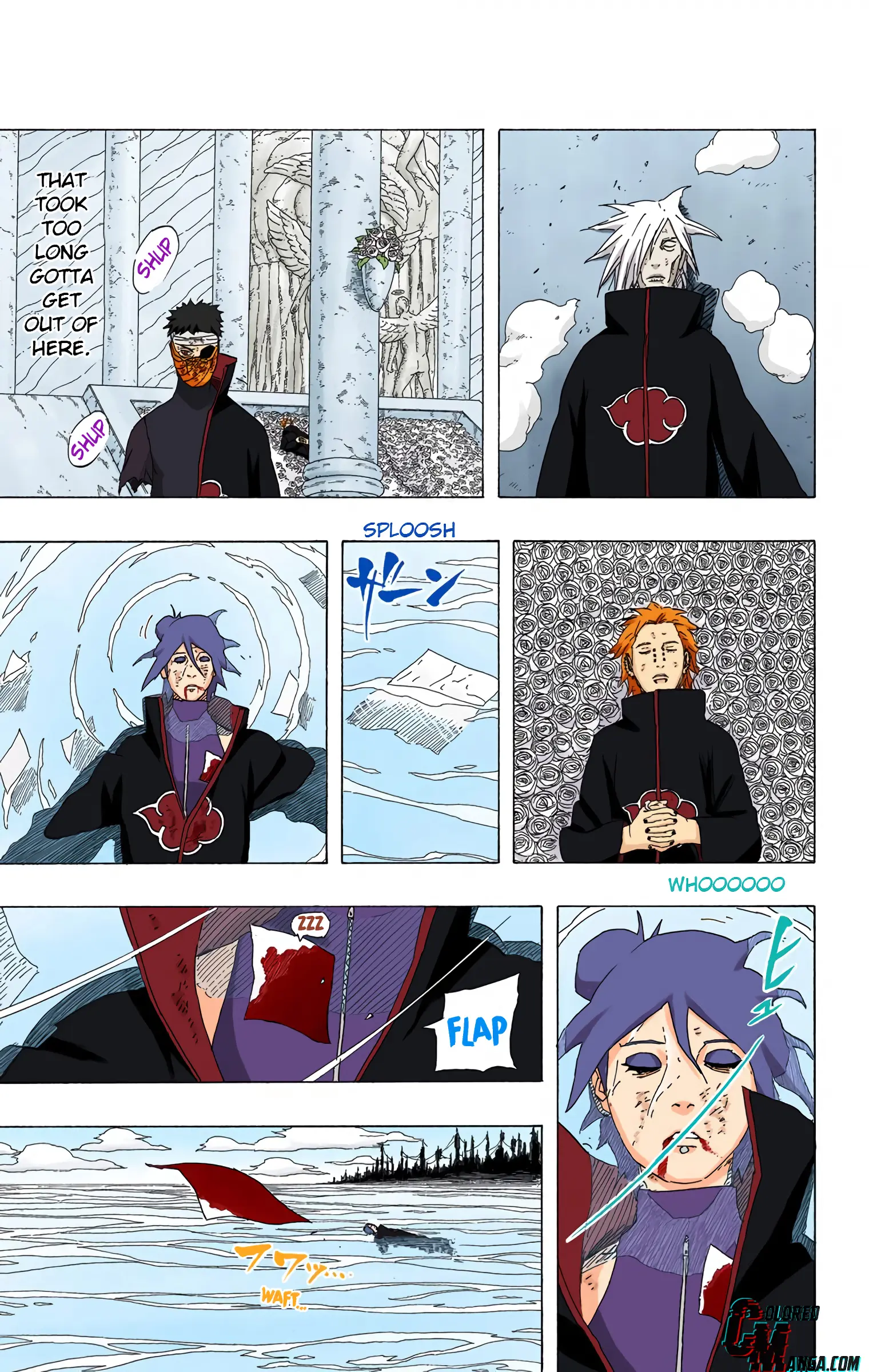Naruto Colored Manga Online, chapter 511, page 3