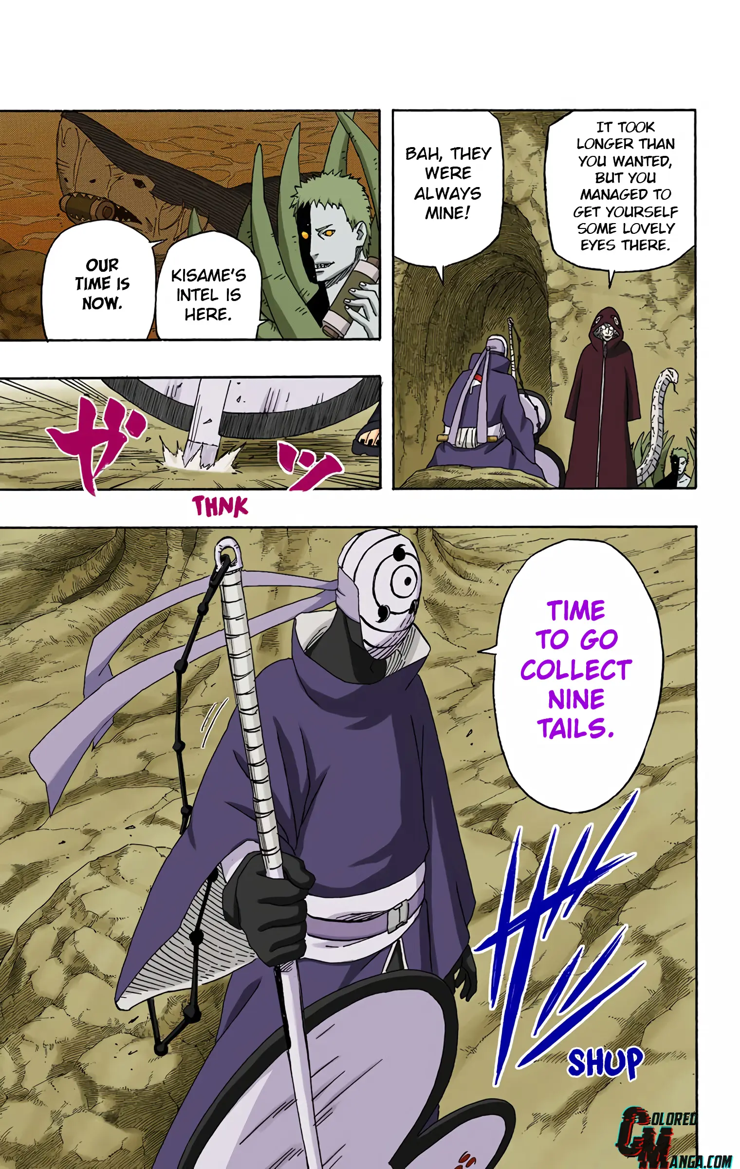 Naruto Colored Manga Online, chapter 511, page 16