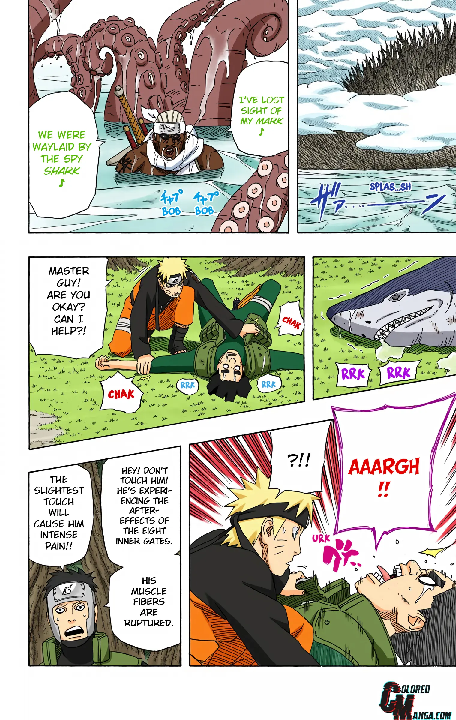 Naruto Colored Manga Online, chapter 512, page 2