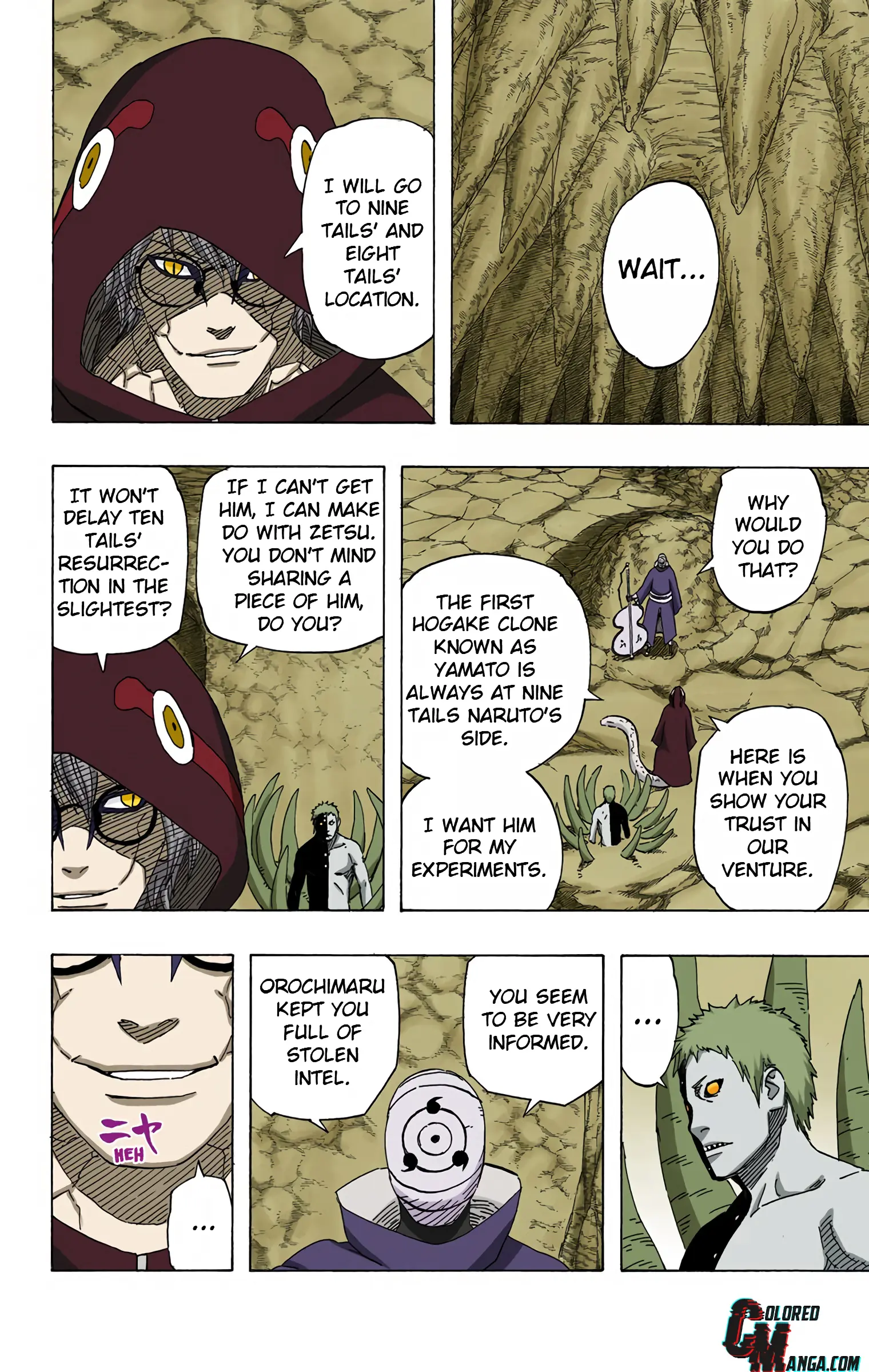 Naruto Colored Manga Online, chapter 512, page 6