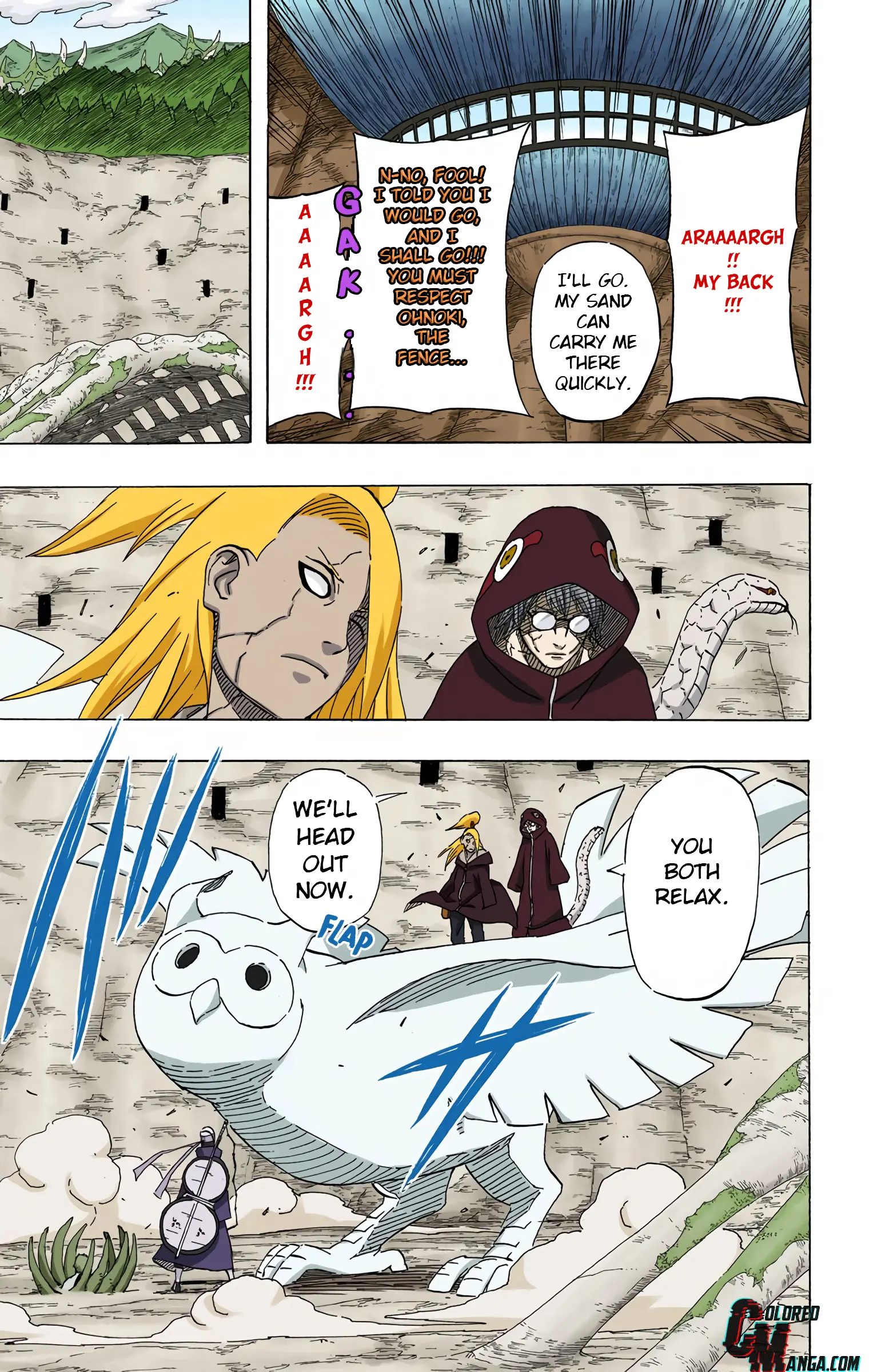 Naruto Colored Manga Online, chapter 512, page 15