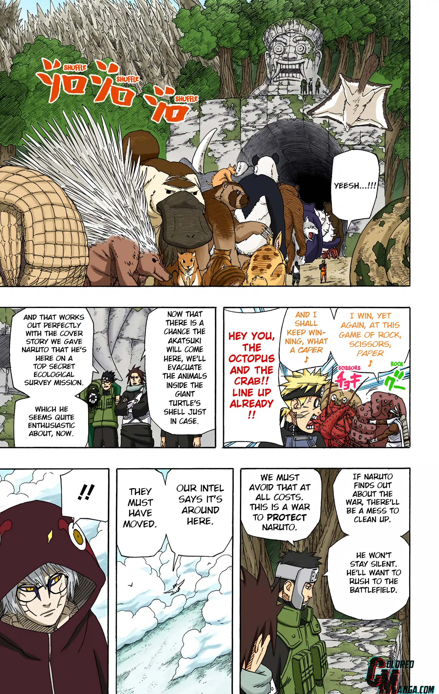 Naruto Colored Manga Online, chapter 513, page 3