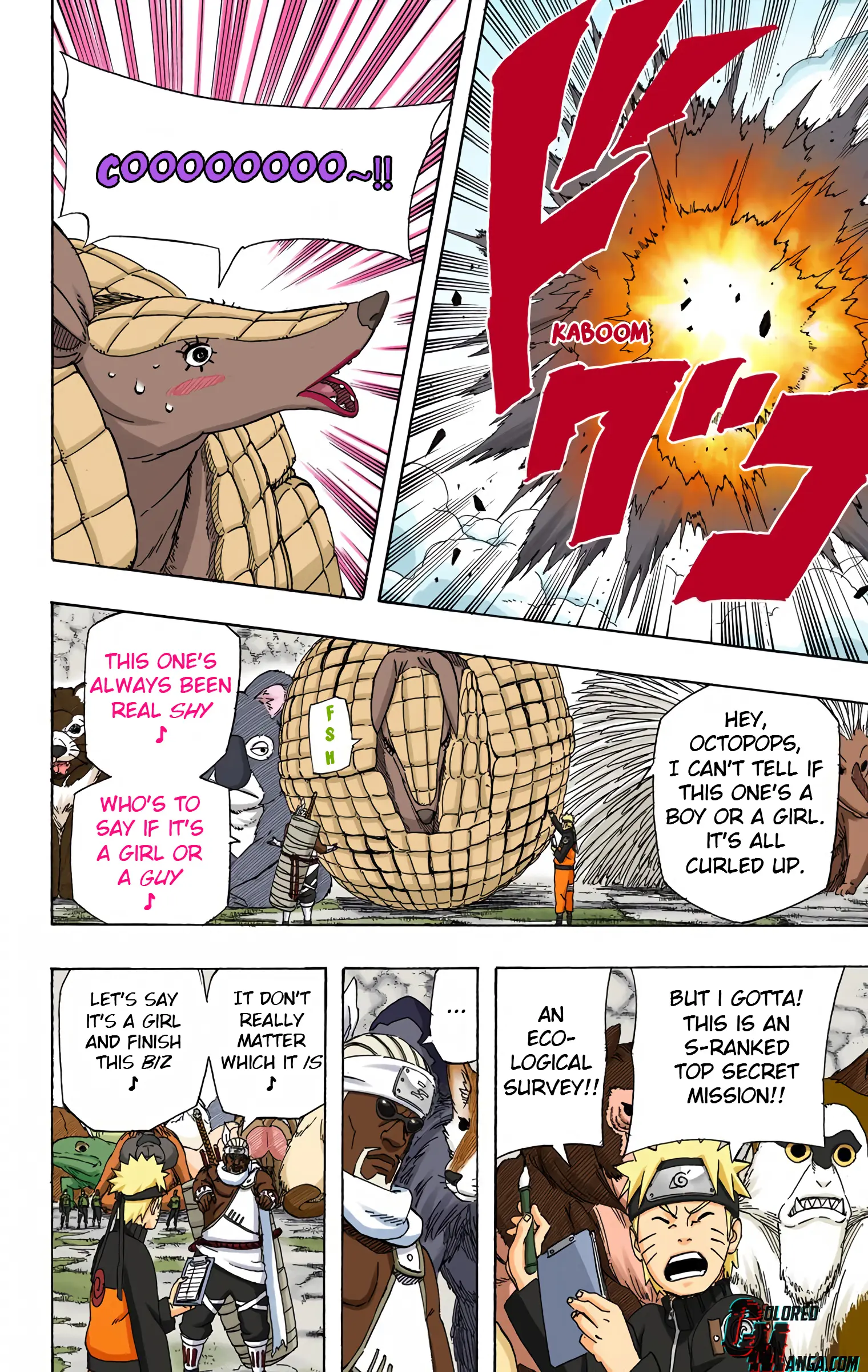 Naruto Colored Manga Online, chapter 513, page 6
