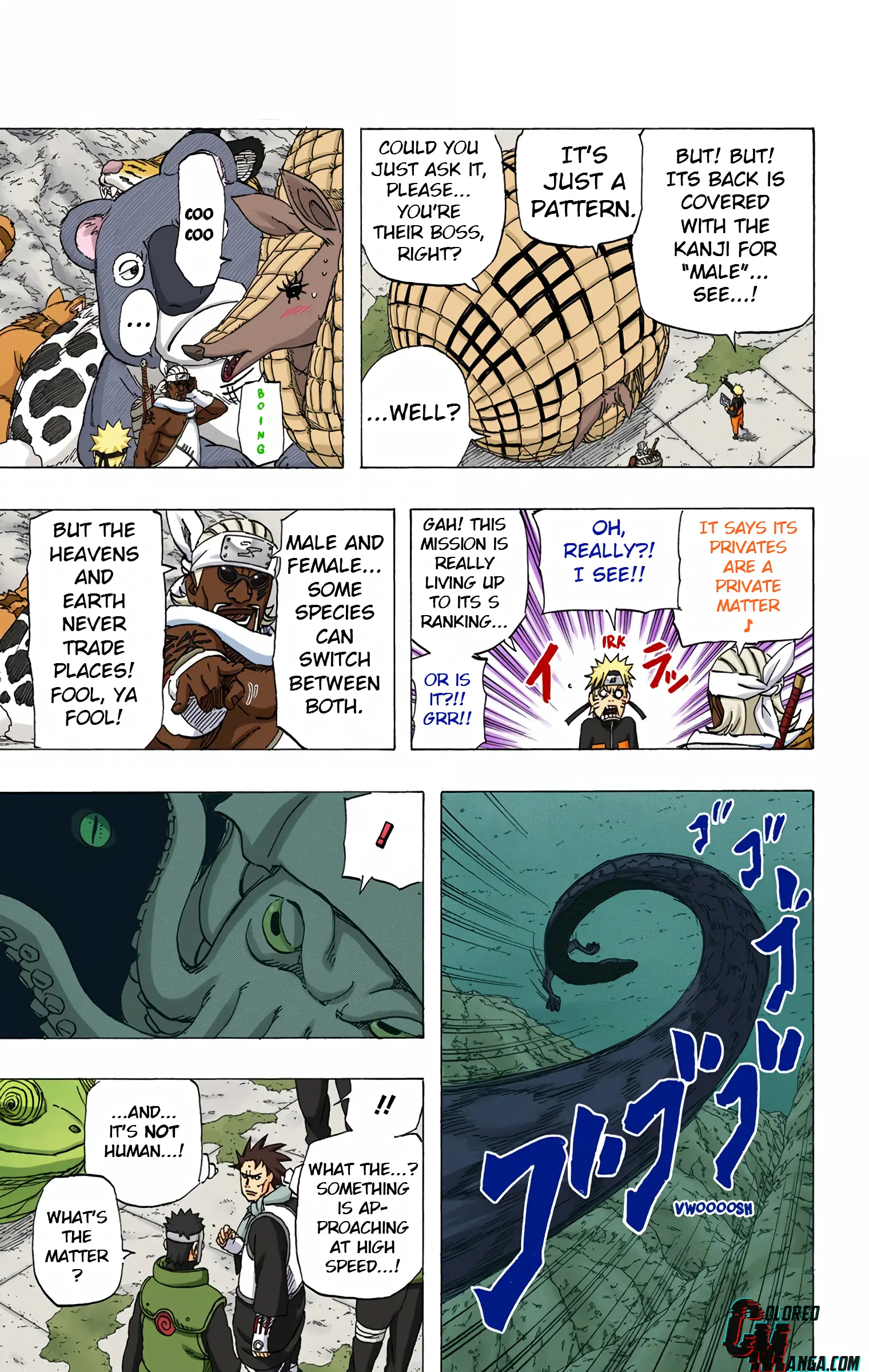 Naruto Colored Manga Online, chapter 513, page 7