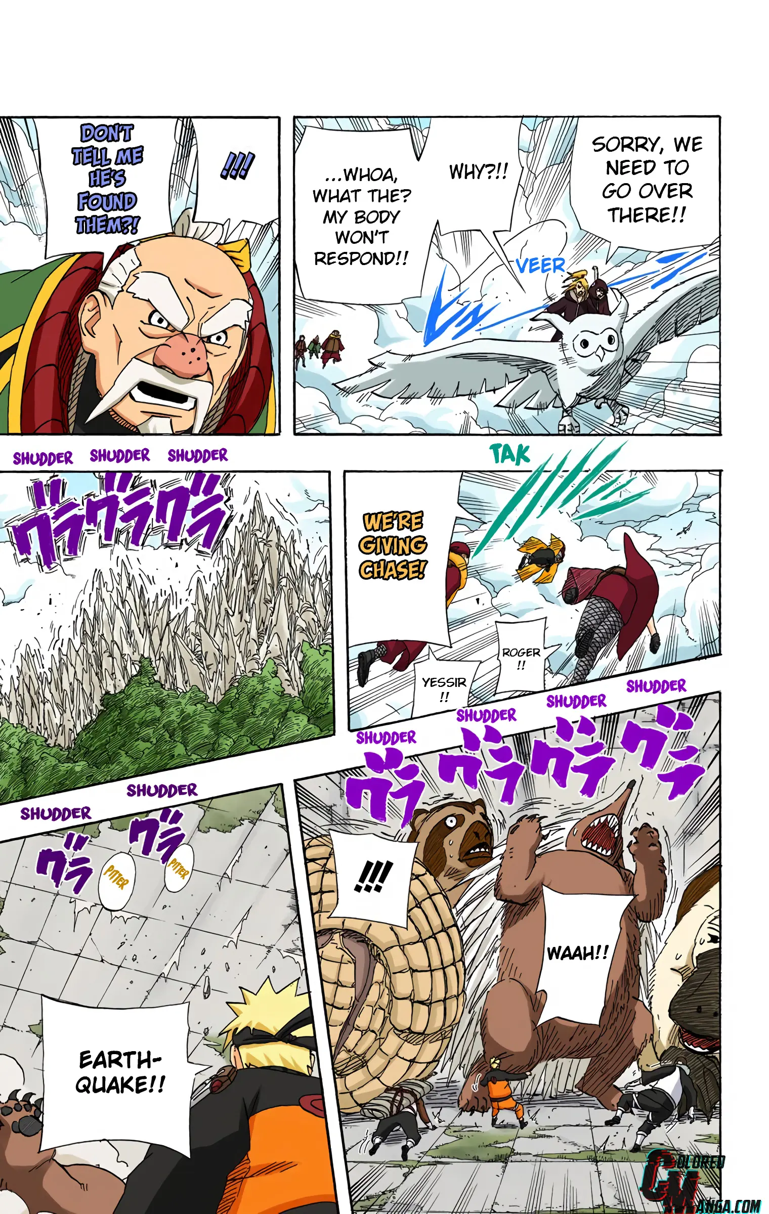 Naruto Colored Manga Online, chapter 513, page 11