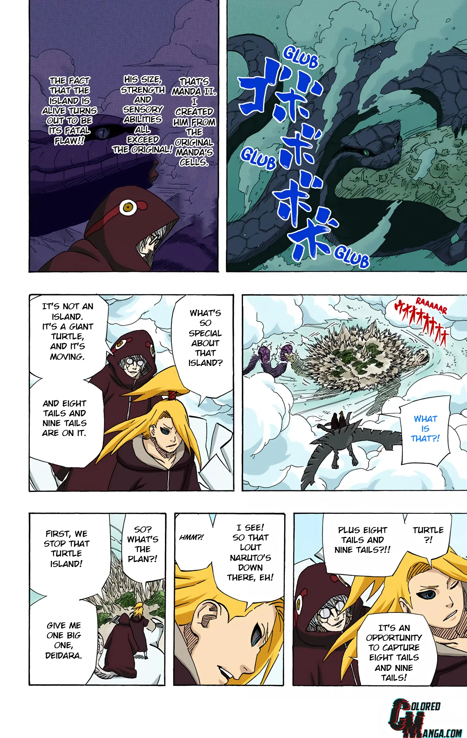 Naruto Colored Manga Online, chapter 513, page 12