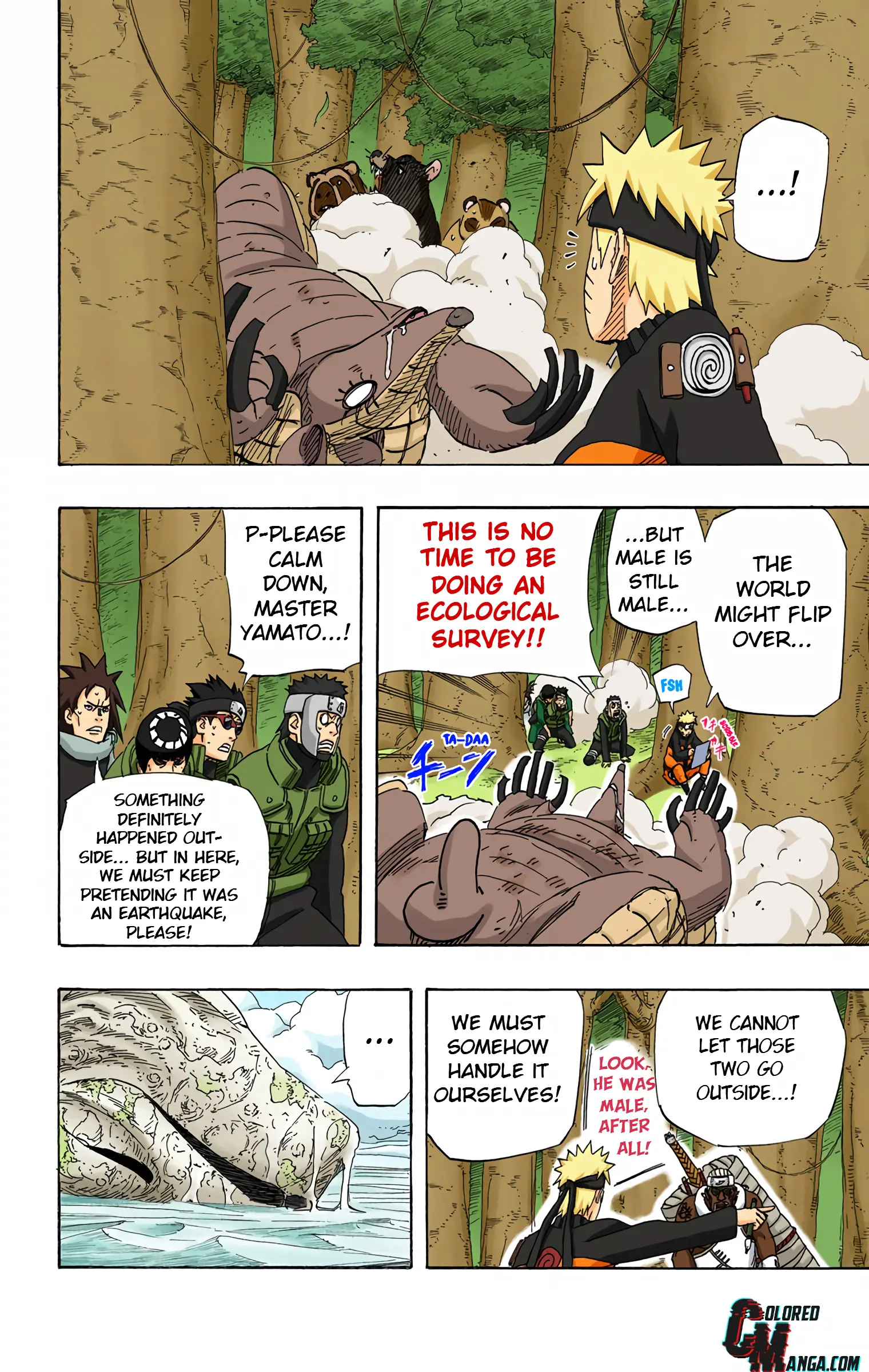 Naruto Colored Manga Online, chapter 513, page 15