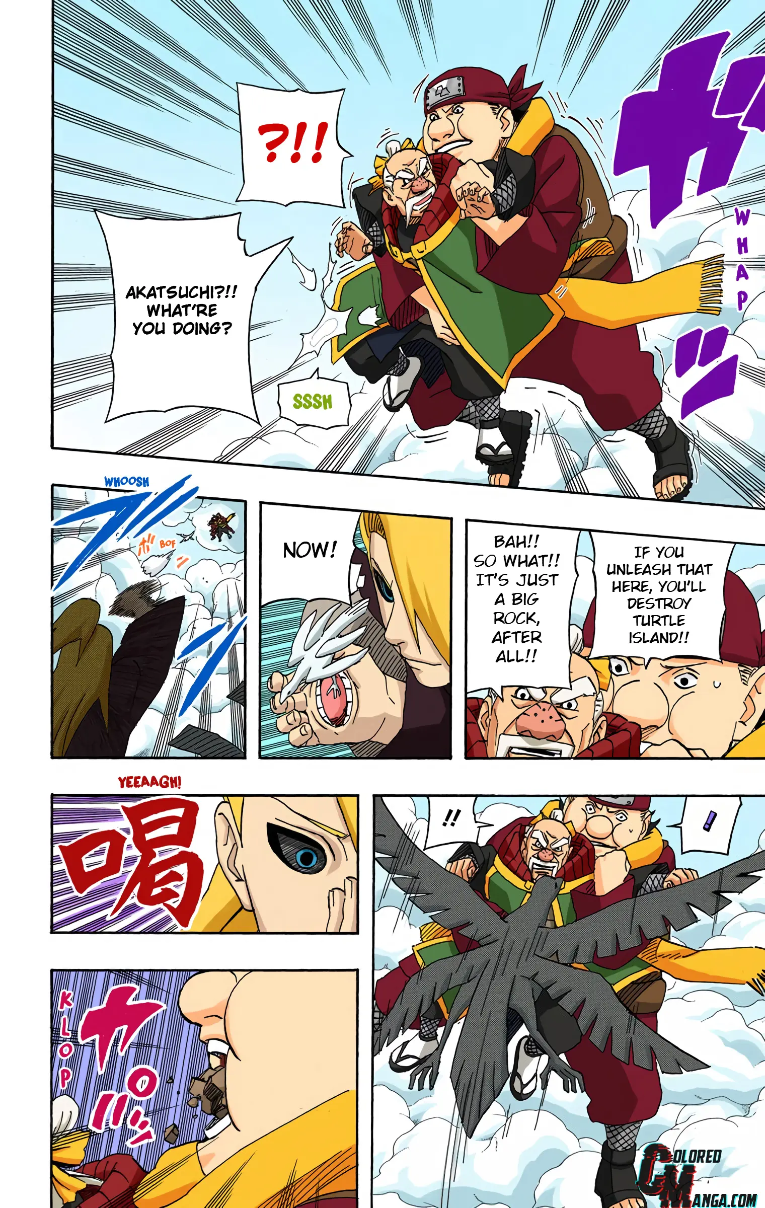 Naruto Colored Manga Online, chapter 514, page 2